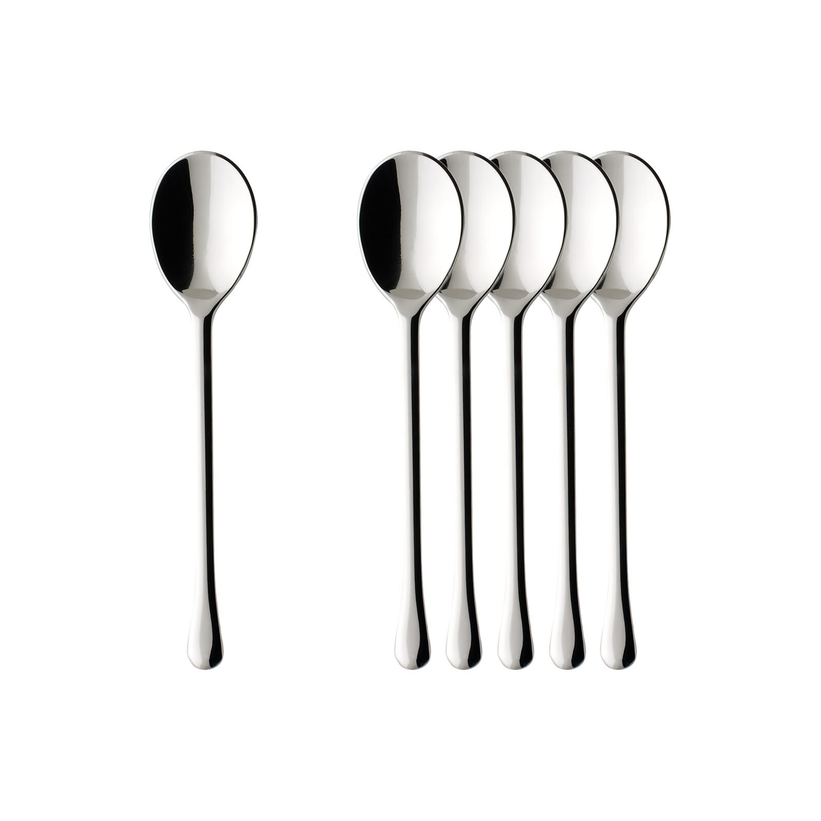 Villeroy & Boch Esslöffel "Espressolöffel Udine 10,6 cm 6er Set edelstahl" Spülmaschinenfest