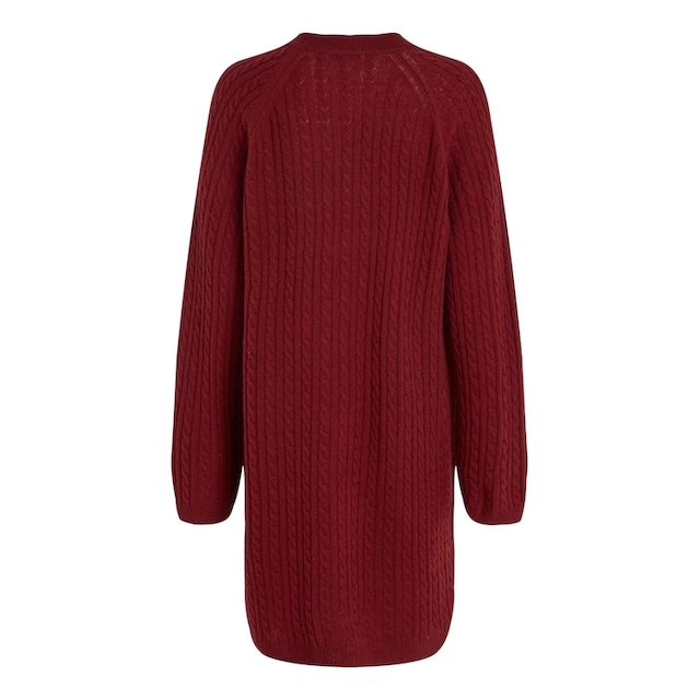 Tommy Hilfiger Strickkleid »SOFT WOOL AO CABLE C-NK DRESS«, aus weichem  Zopfstrick für kaufen | BAUR