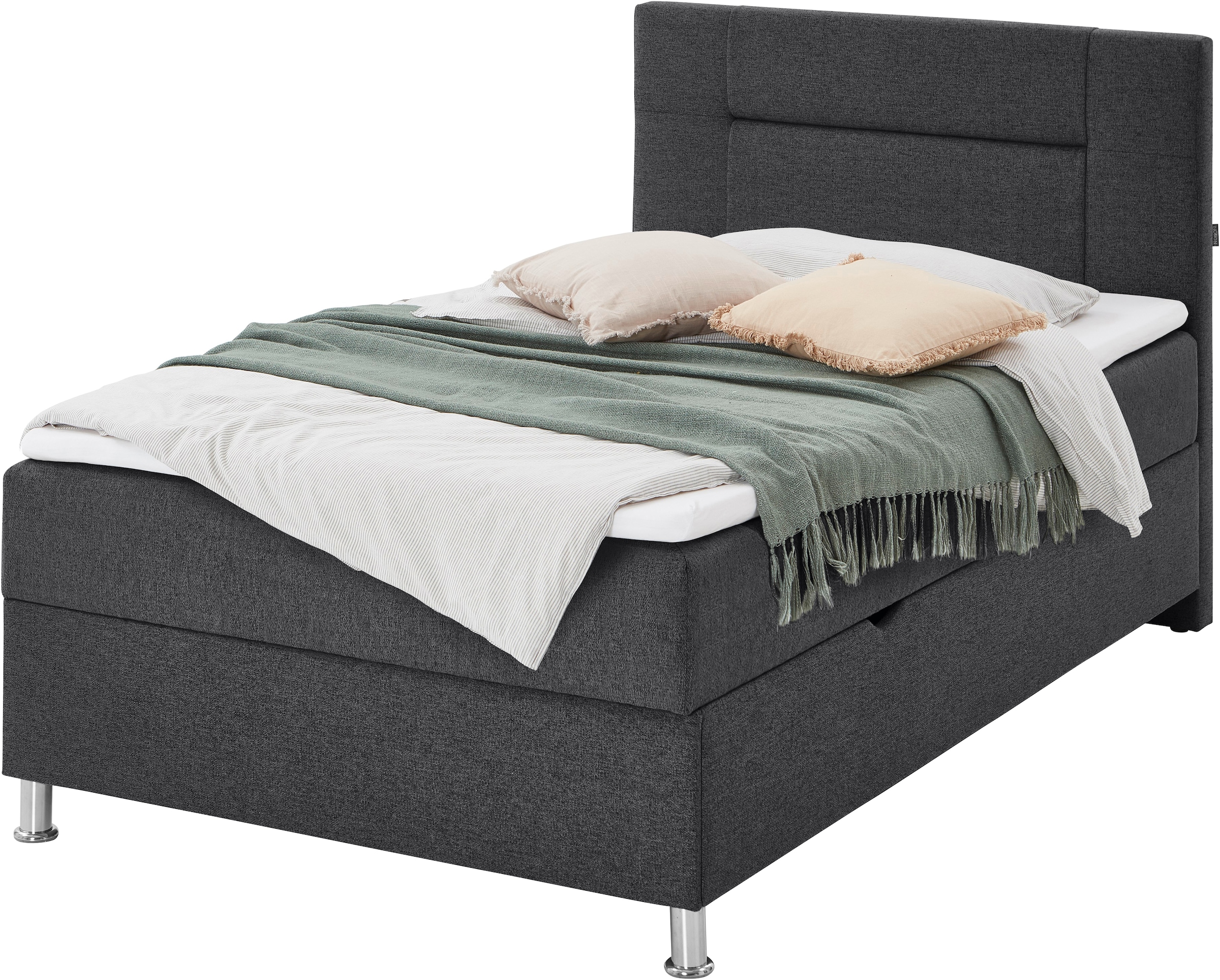 INOSIGN Boxbett »Escalon mit Bettkasten, inkl. Topper«, erhältlich in den Breiten 120x200cm und 180x200cm