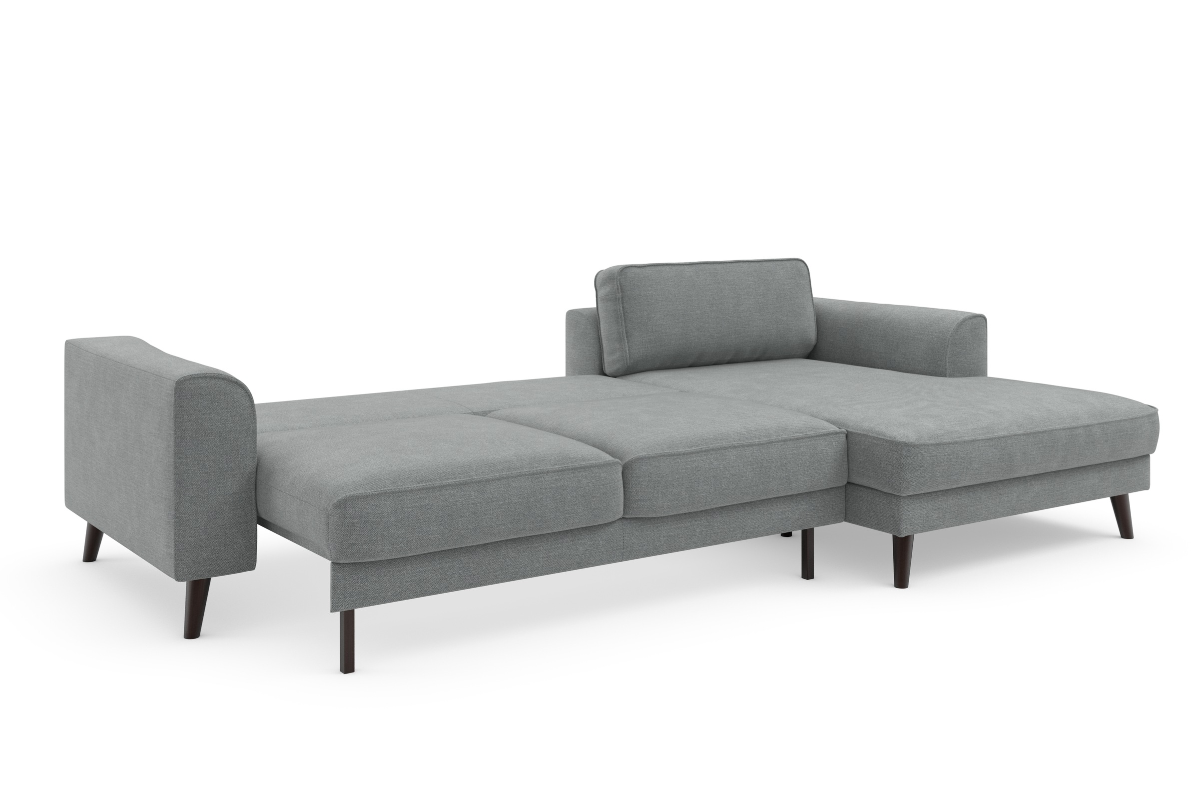 TRENDMANUFAKTUR Ecksofa »Lumber Jack, elegantes Designsofa, zeitlos modern, hoher Sitzkomfort«, wahlweise mit Bettfunktion u. Bettkasten, L-Form