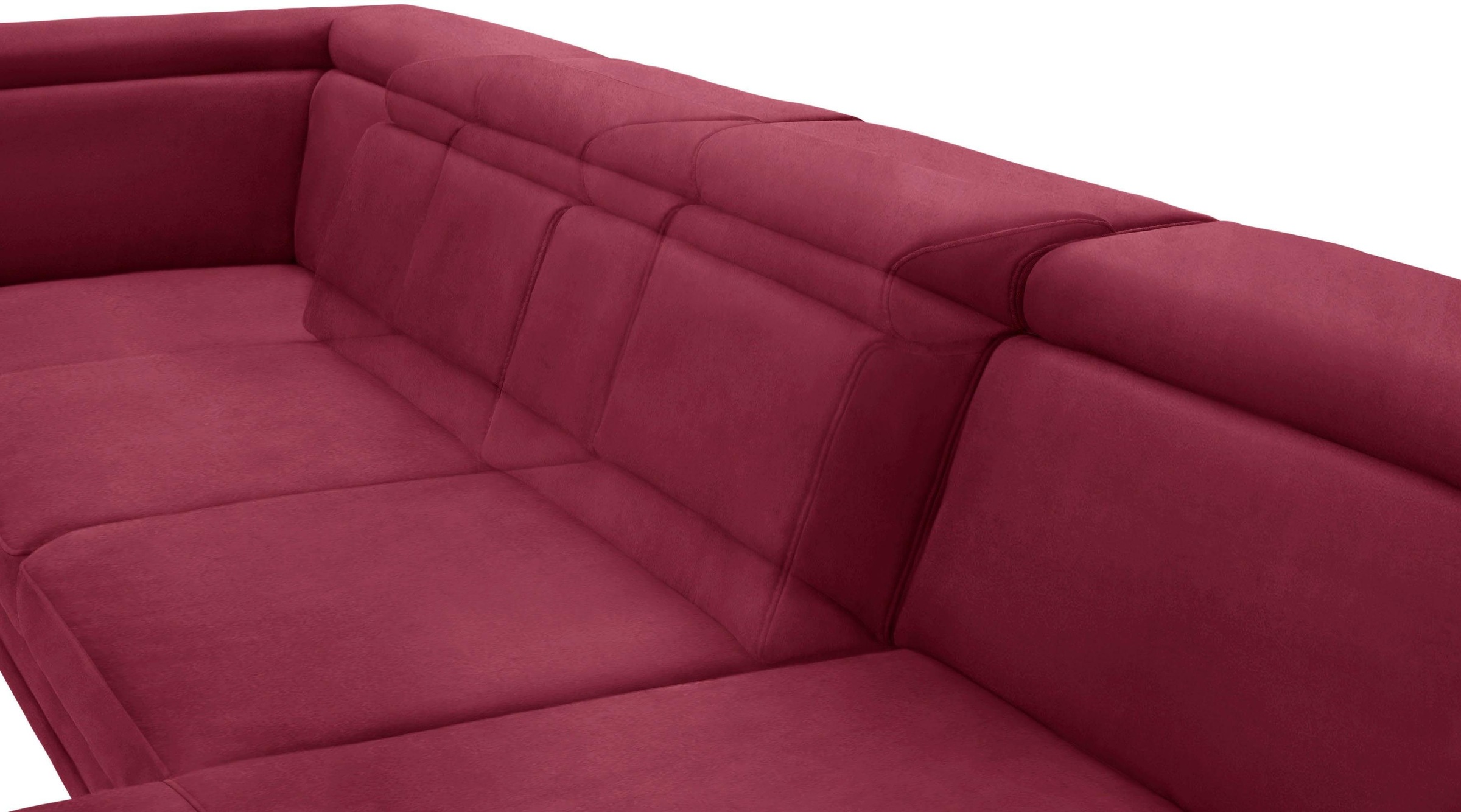 sit&more Wohnlandschaft »Scorpio U-Form«, inklusive Sitztiefenverstellung, mit Kopf- und Armteilverstellung