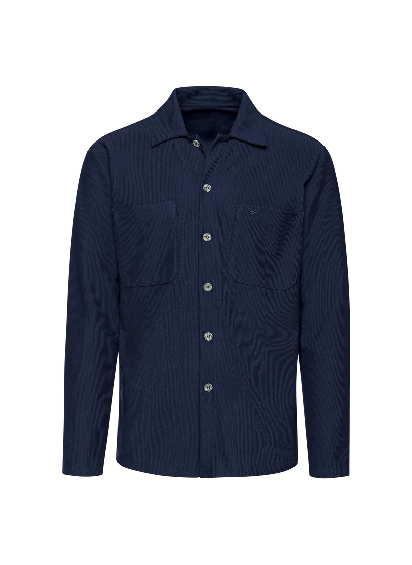 Trigema Blusenshirt "TRIGEMA Hemdjacke/Overshirt" 1 Stk. tlg. günstig online kaufen