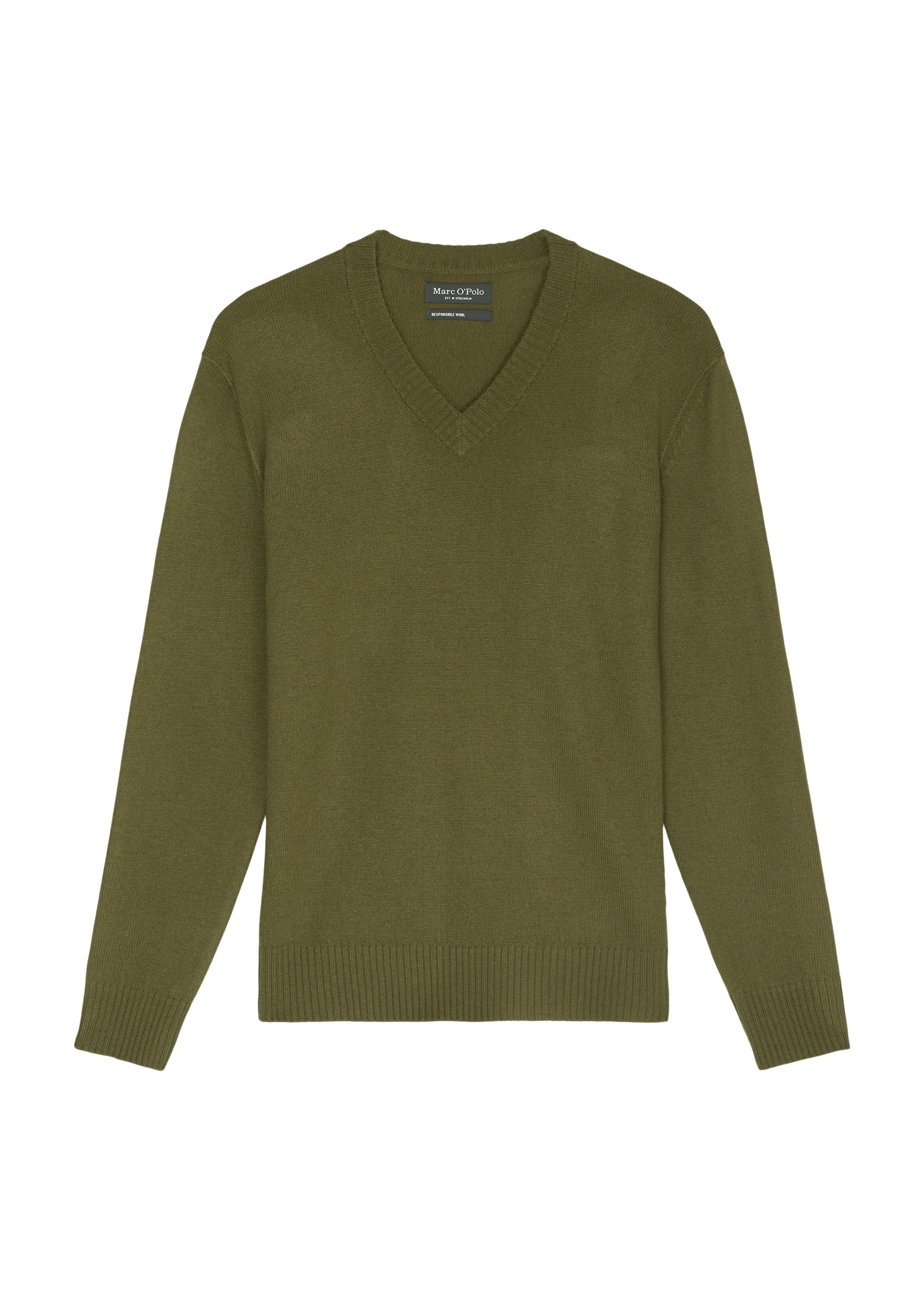 Marc O'Polo V-Ausschnitt-Pullover »aus softem Lambswool-Blend«