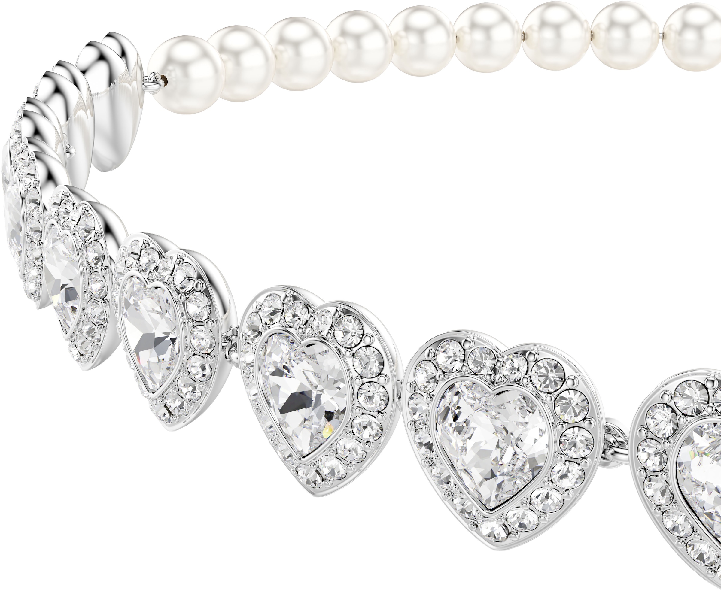 Swarovski Choker »Schmuck Geschenk Ariana Grande Tennis Halskette Herz, 5720861«, mit Swarovski® Kristall