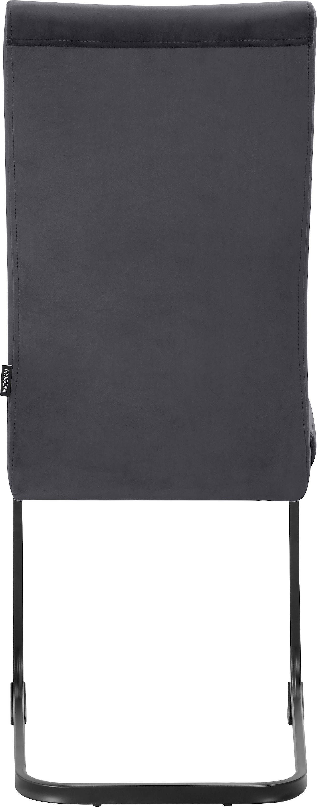 INOSIGN Esszimmerstuhl »Darcel«, (Set), 4 St., Veloursstoff, Freischwinger