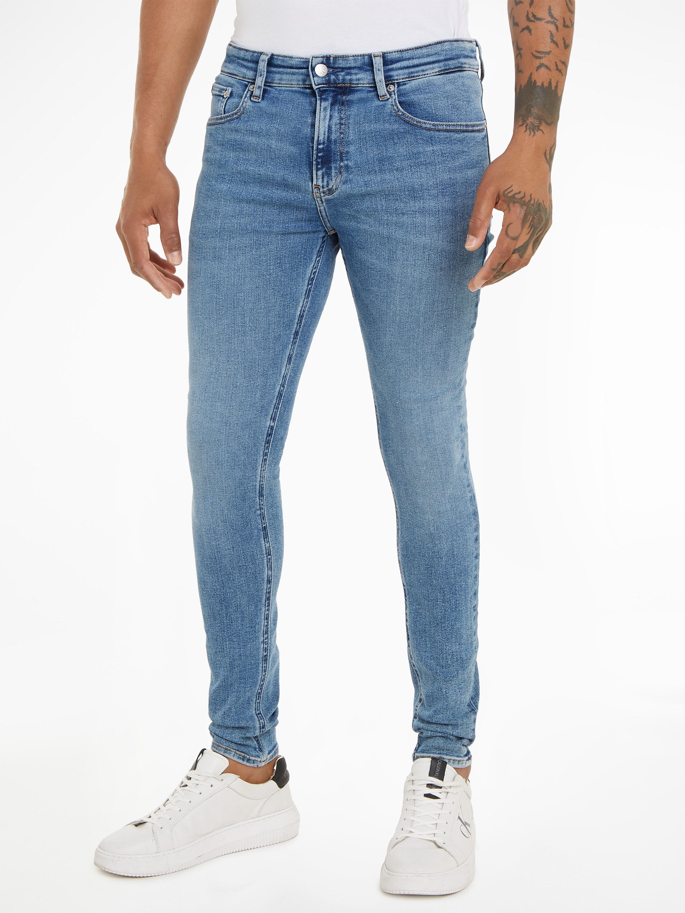 Calvin Klein Jeans Skinny-fit-Jeans "SUPER SKINNY", in klassischer 5-Pocket-Form