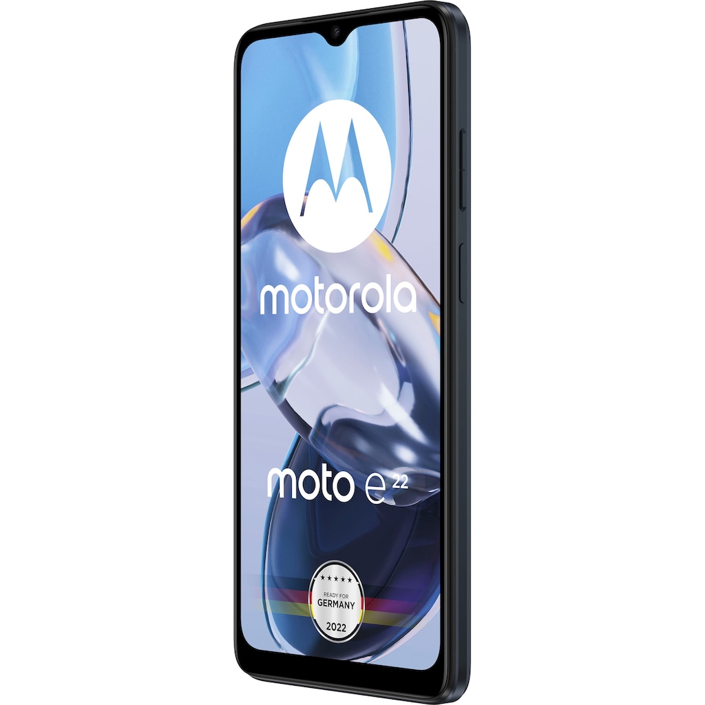 Motorola Smartphone »e22«, Astro Black, 16,51 cm/6,5 Zoll, 32 GB Speicherplatz, 16 MP Kamera