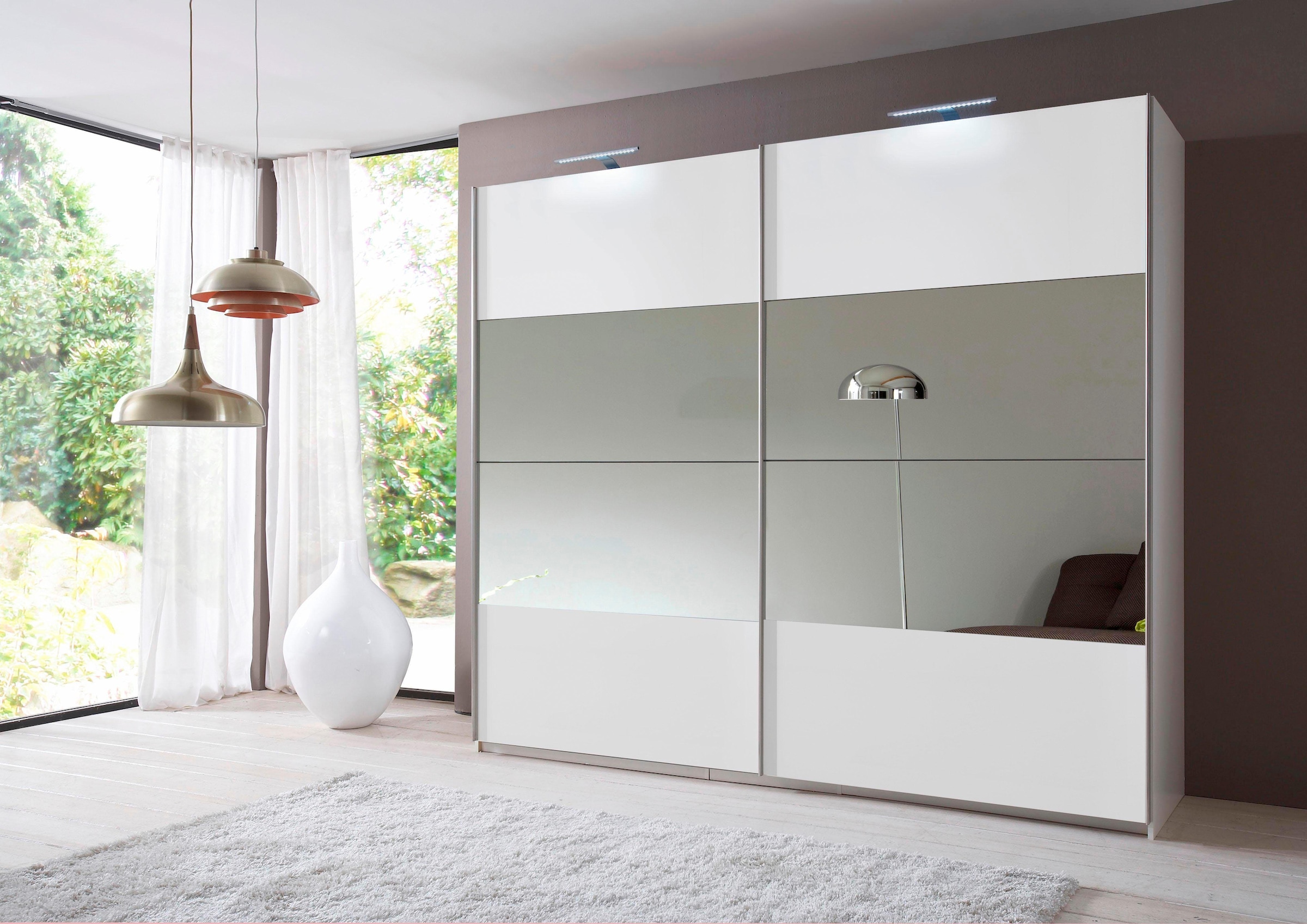 Wimex Schwebetürenschrank »Easy«, mit Teilspiegel
