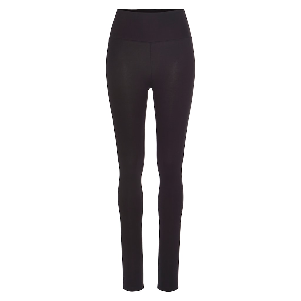 LASCANA Leggings, mit breitem Bündchen