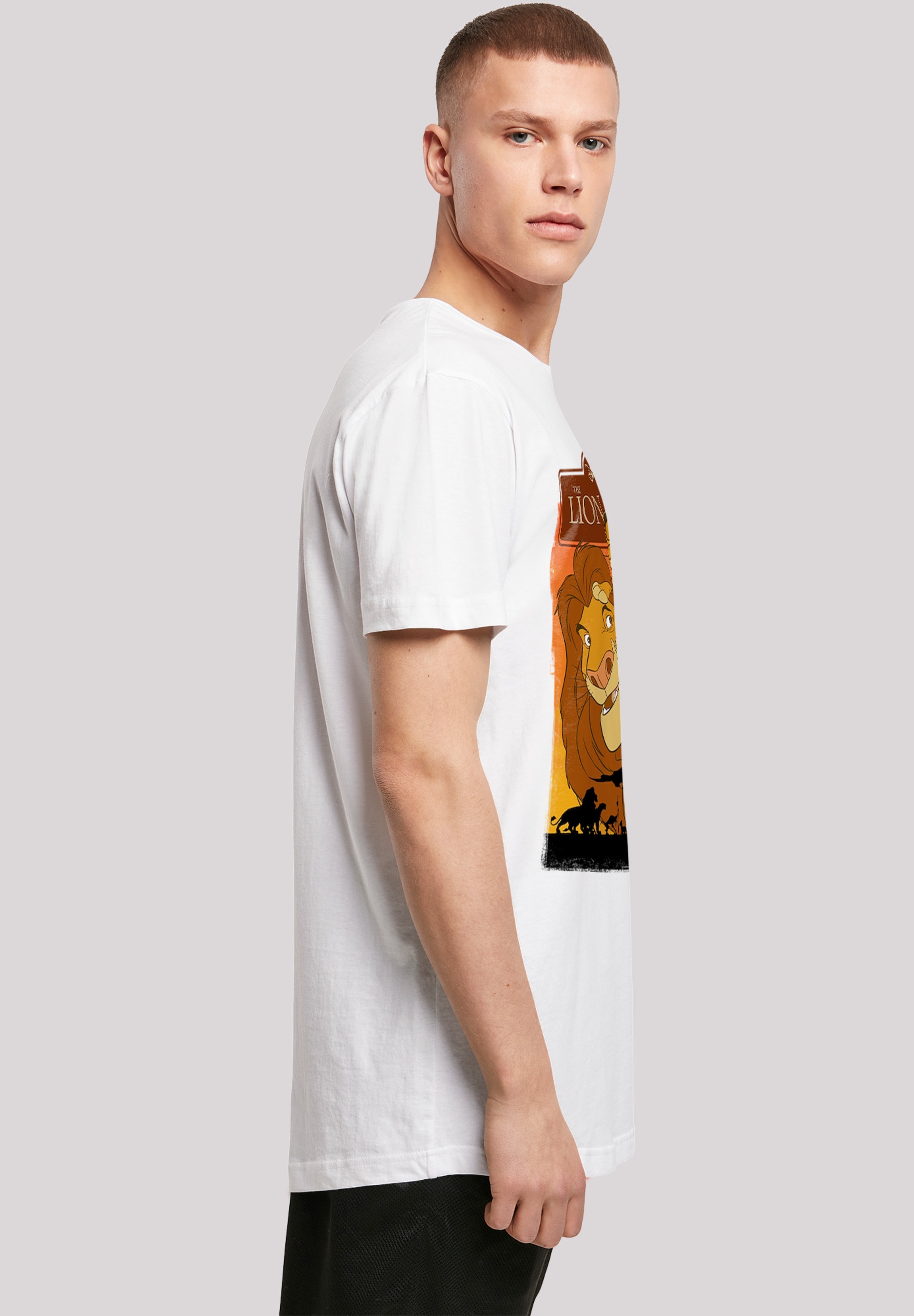 F4NT4STIC T-Shirt »Disney Der König der Löwen Simba und Mufasa«, Herren,Premium Merch,Lang,Longshirt,Bedruckt