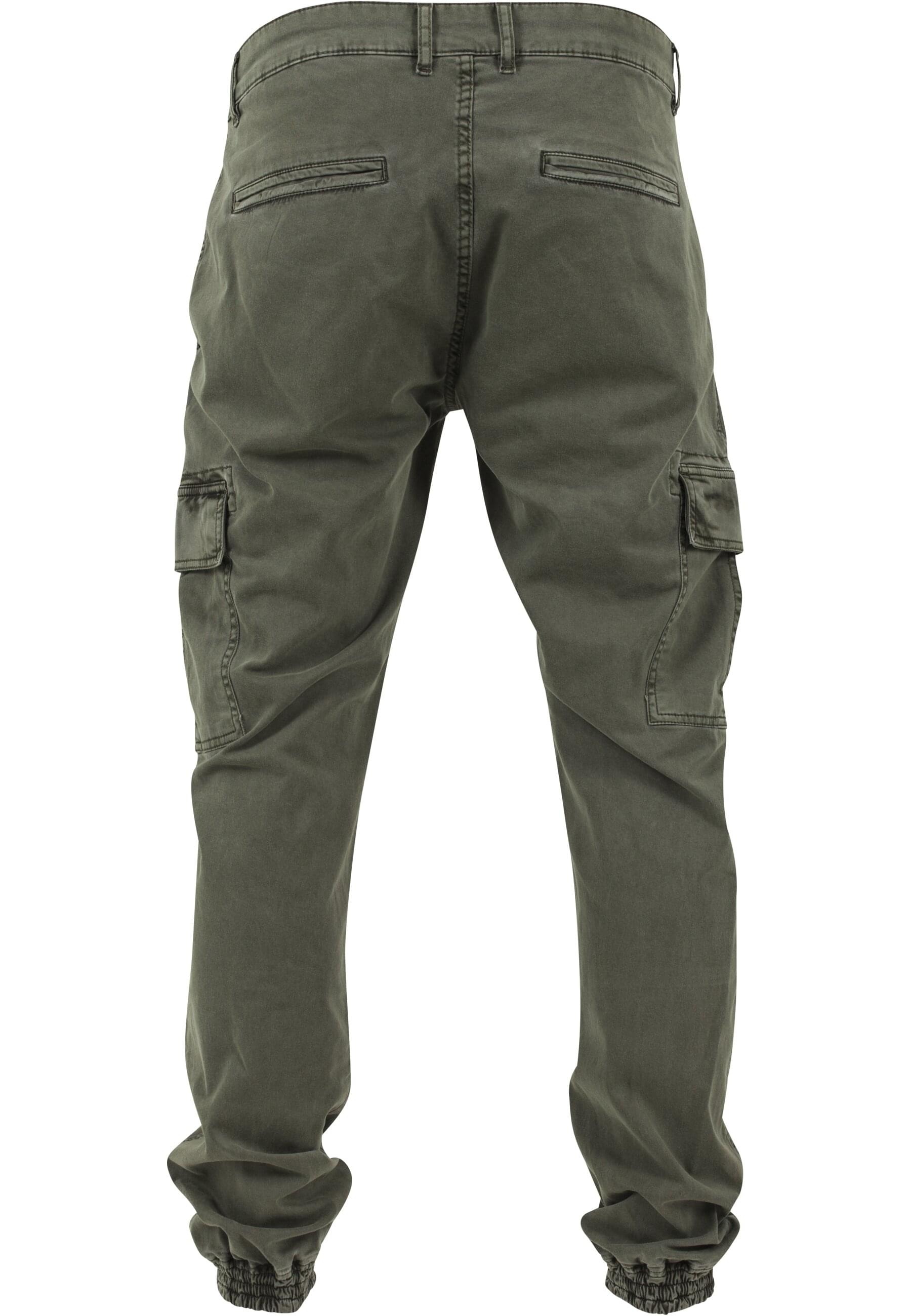 URBAN CLASSICS Cargohose "Urban Classics Herren Washed Cargo Twill Jogging günstig online kaufen