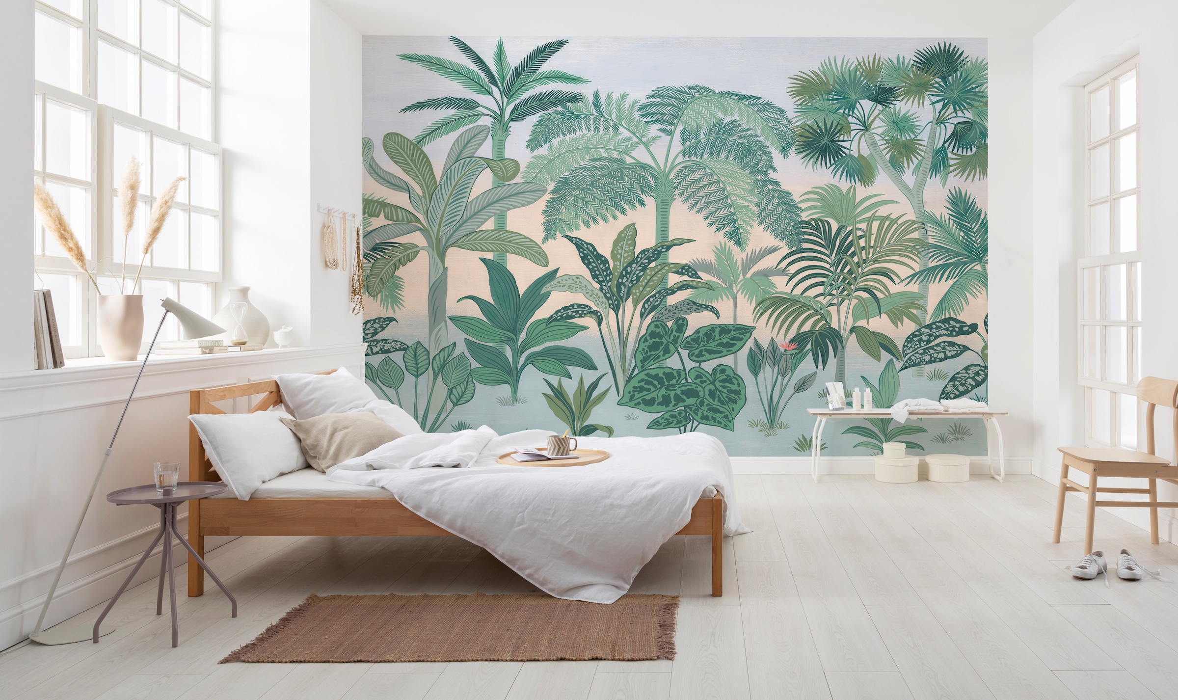 Komar Fototapete »Jungara - Größe 368 x 254 cm« bedruckt glatt Wohnzimmer, Schlafzimmer