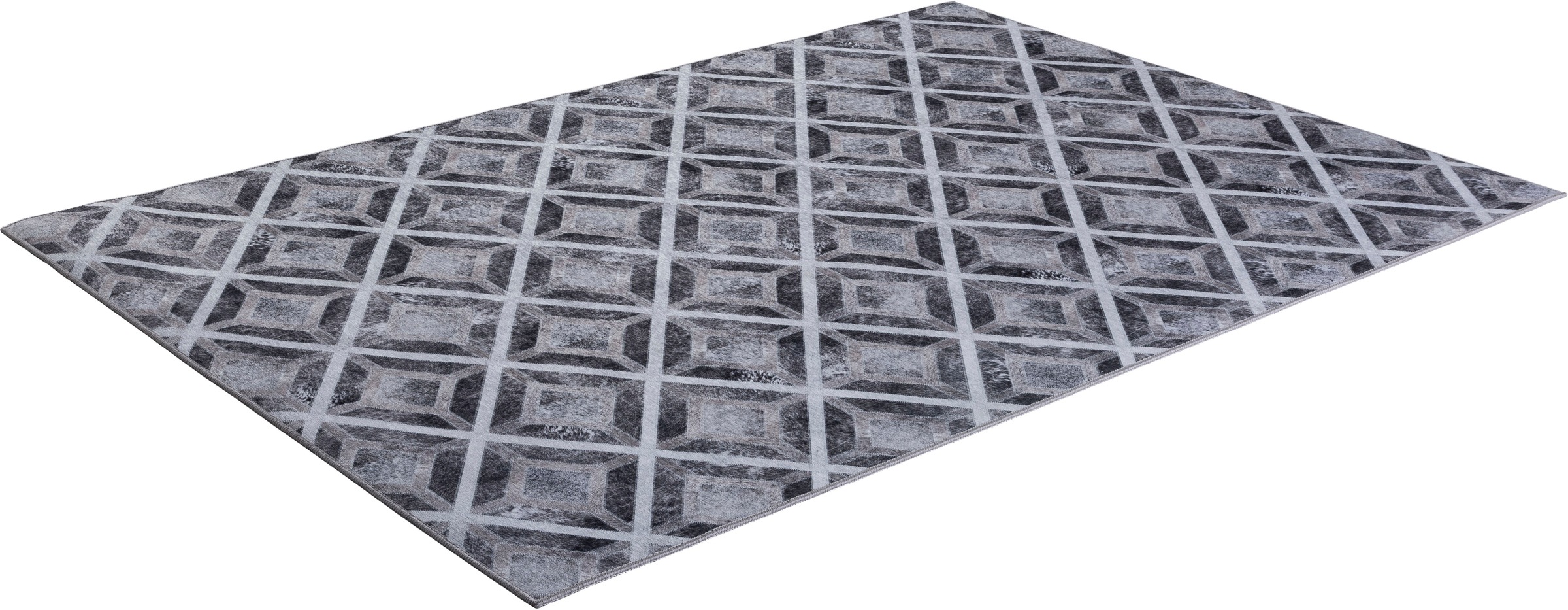 Thumbnail - Gino Falcone Teppich "Serena GF047" rechteckig 7 mm Höhe gedruckte Felloptik, ideal im Wohnzimmer & Schlafzimmer