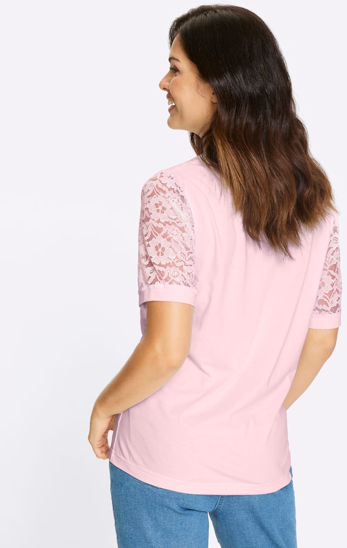 Classic Basics Spitzenshirt "Kurzarm-Shirt", 1 tlg. günstig online kaufen