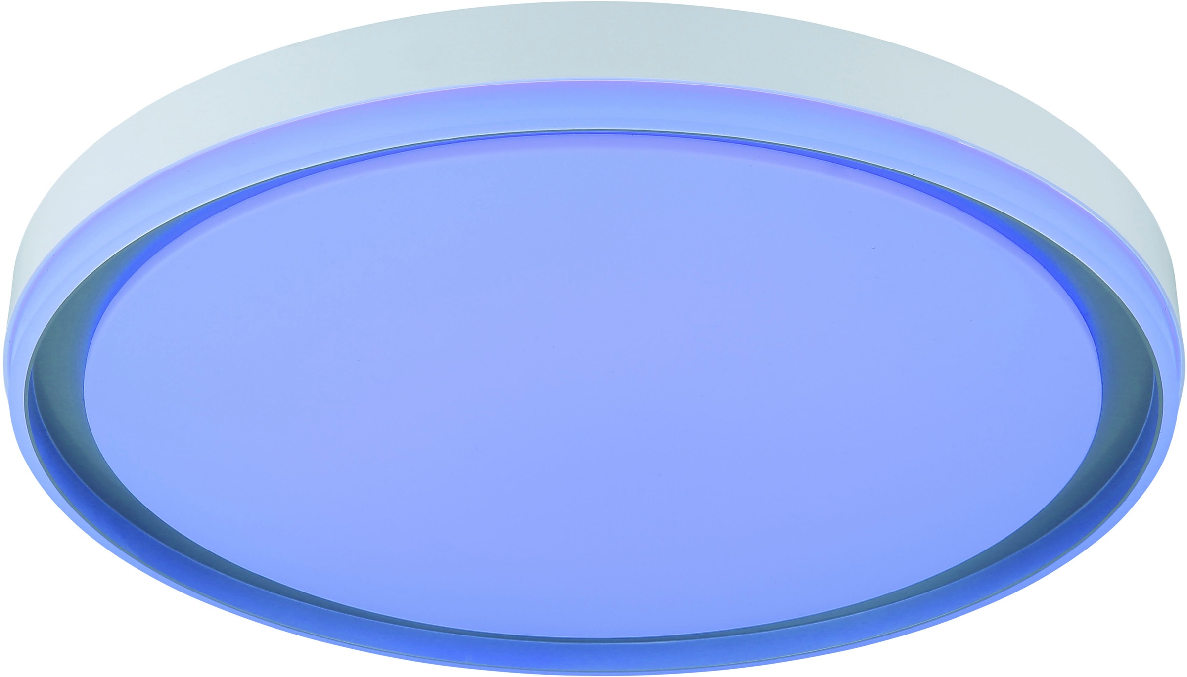 GLOBO LIGHTING Deckenleuchte »JANICE« LED-Modul 1 Stk. Dimmbarer weißer LED-Deckenleuchte mit RGB Farbwechsler