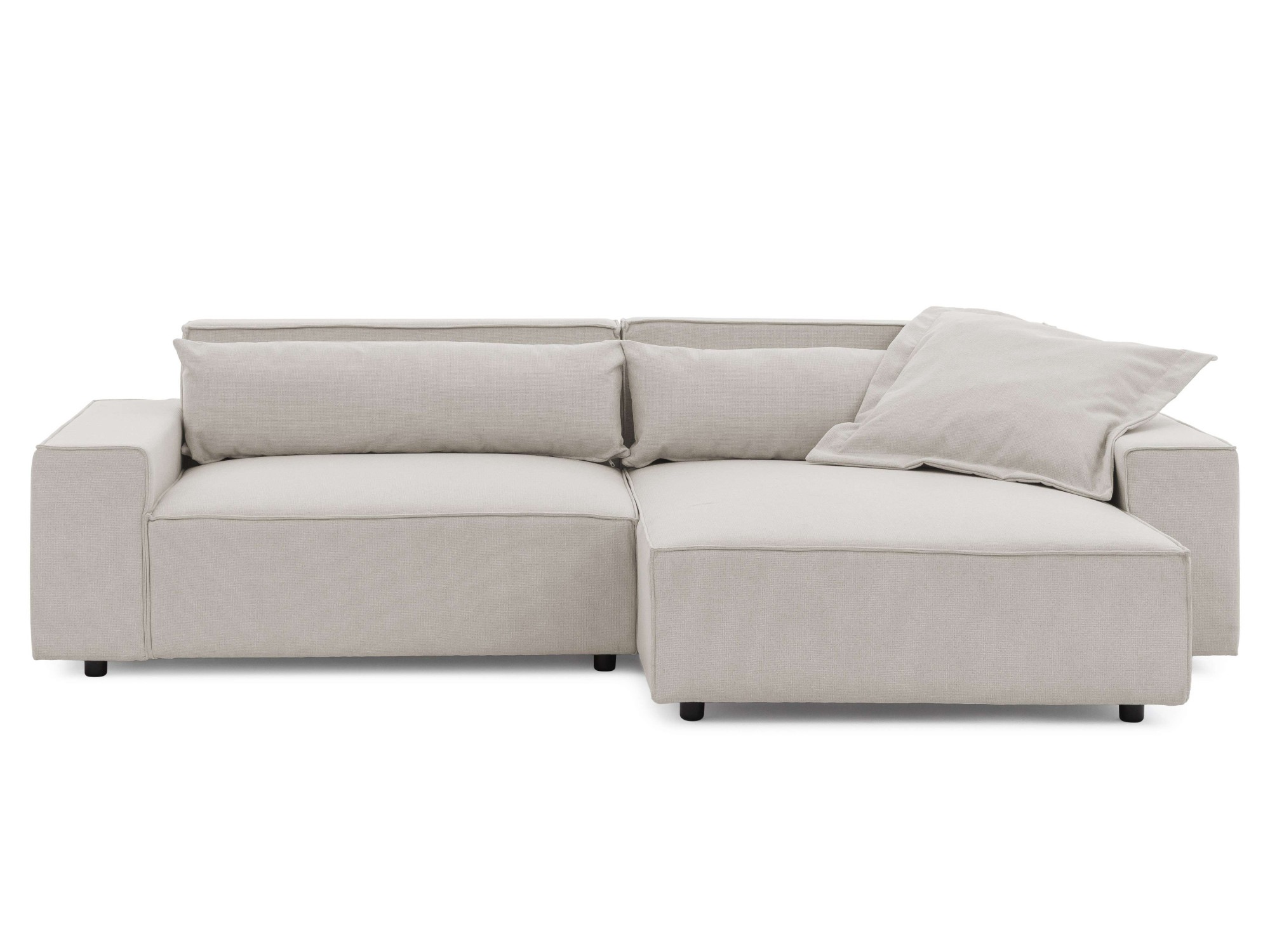 OTTO home Ecksofa "KINLEE Design-Sofa mit Recamiere rechts/links, Maße B/T/ günstig online kaufen