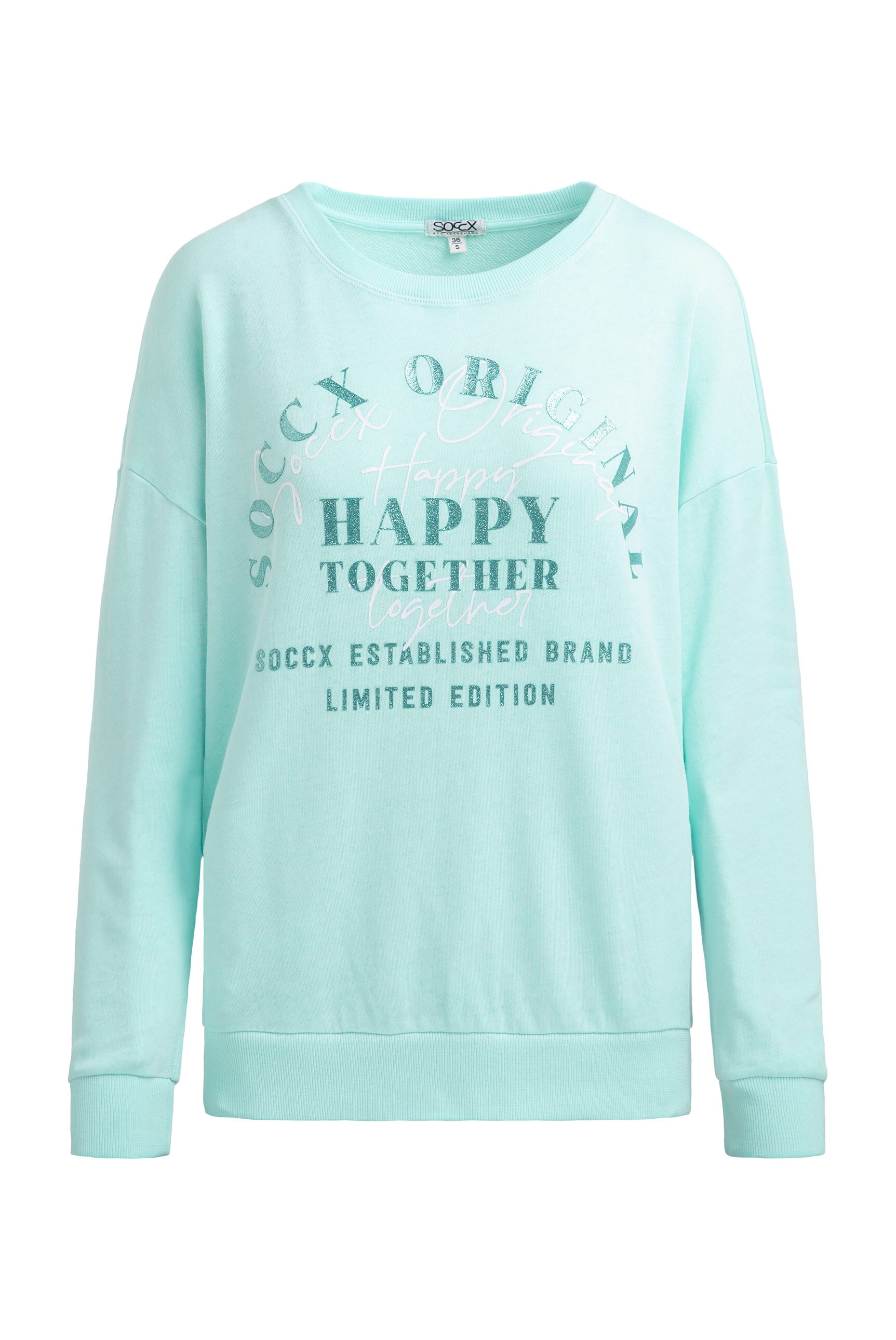 SOCCX Sweater , mit überschnittenen Schultern
