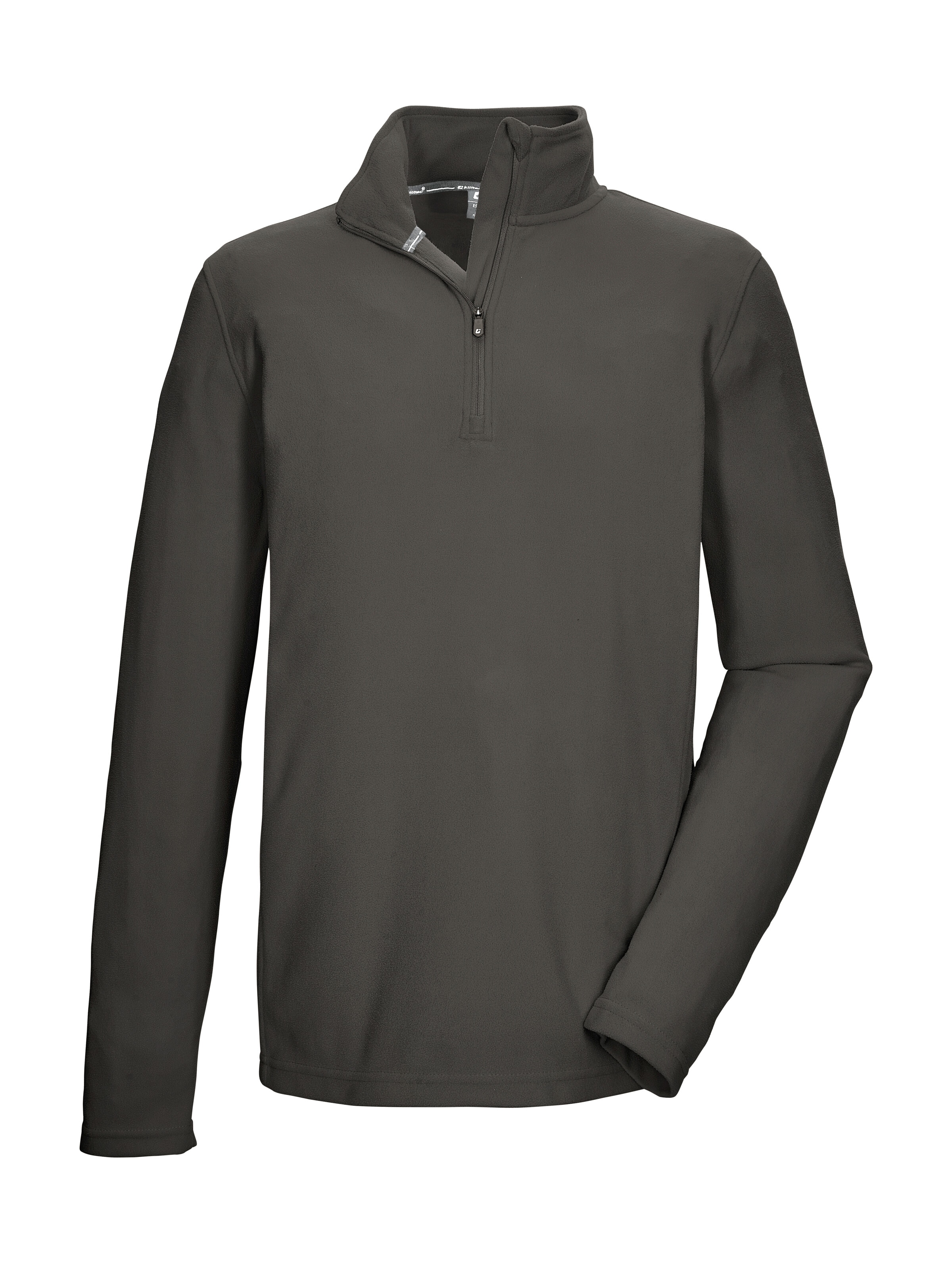 Killtec "KSW 100 MN FLC SHRT" Fleeceshirt mit Stehkragen, warm, Reißverschluss, Kinnschutz