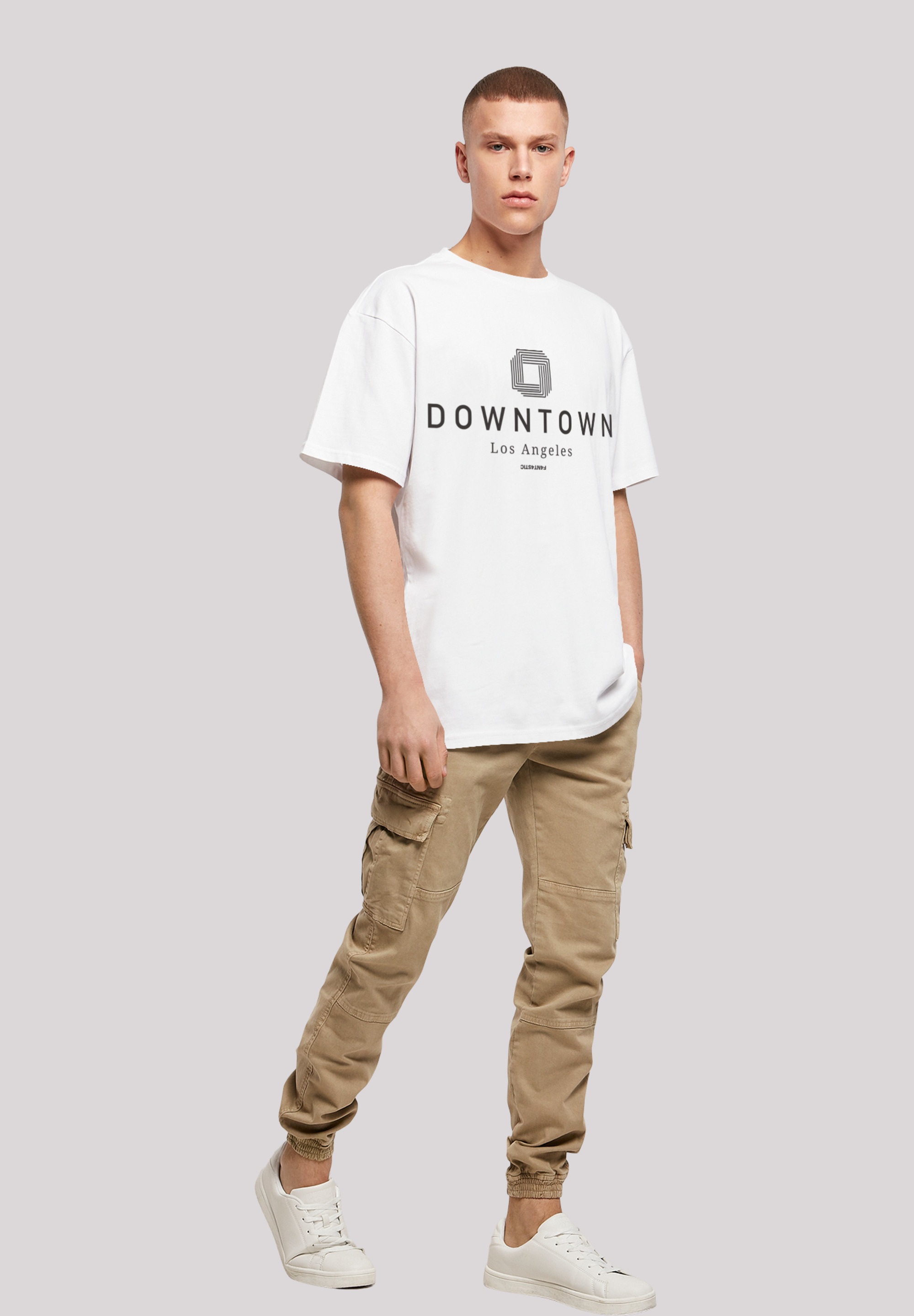 F4NT4STIC T-Shirt »Downtown LA OVERSIZE TEE«, Print