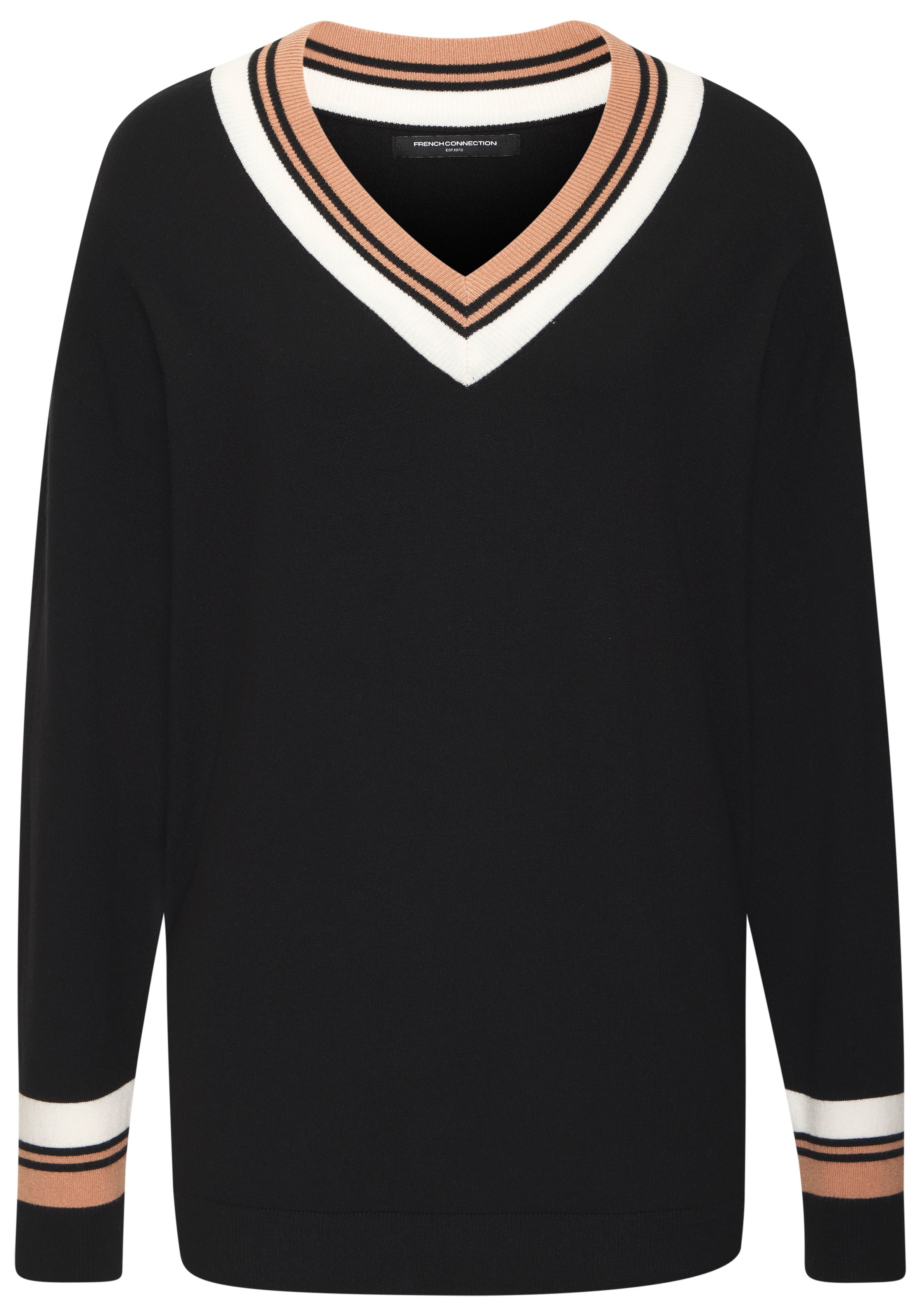 French Connection Strickpullover, mit Kontraststreifen günstig online kaufen