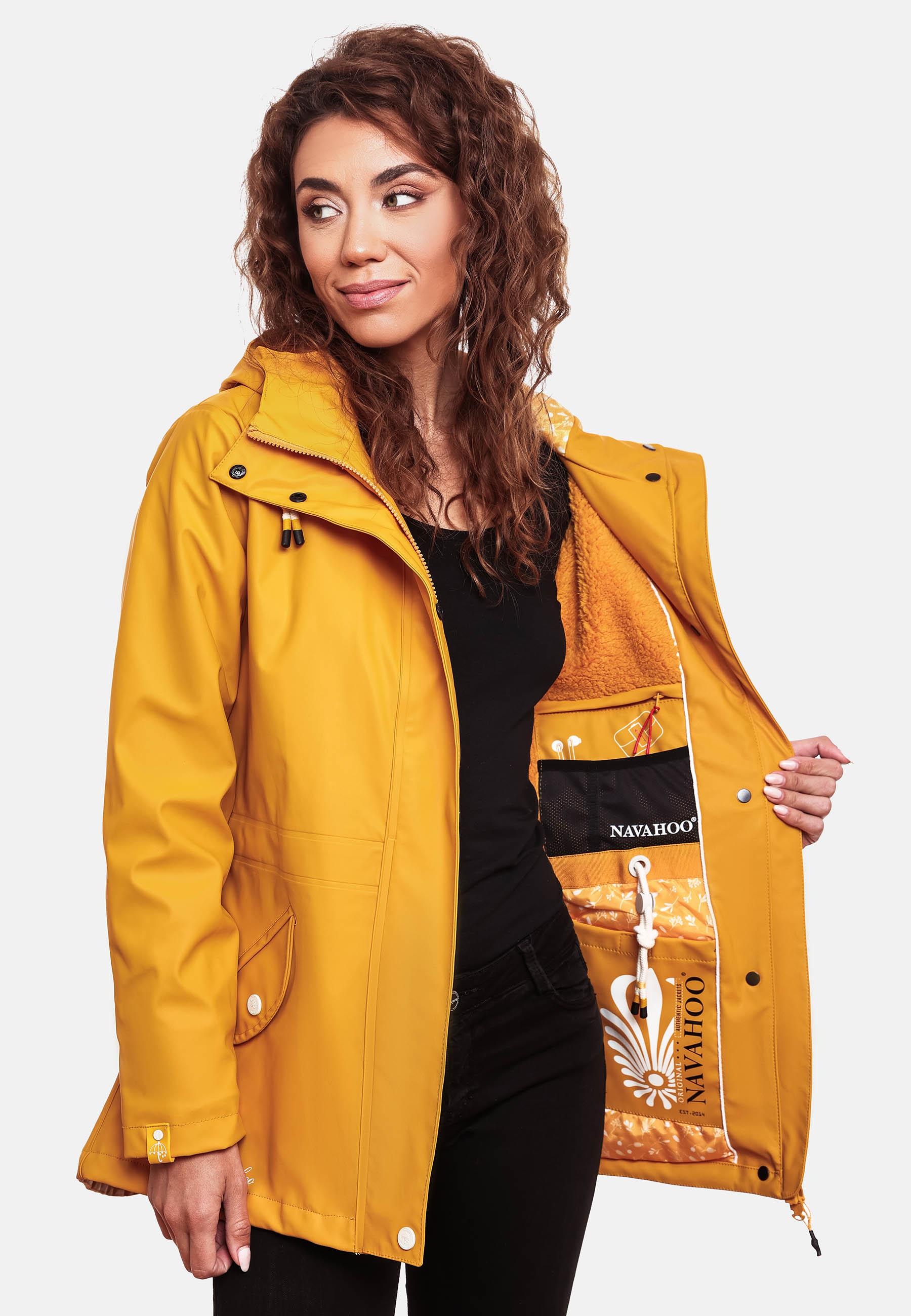 Navahoo Regenjacke »Oceans Heart«, mit Kapuze, stylischer wasserdichter Regenmantel mit Kapuze