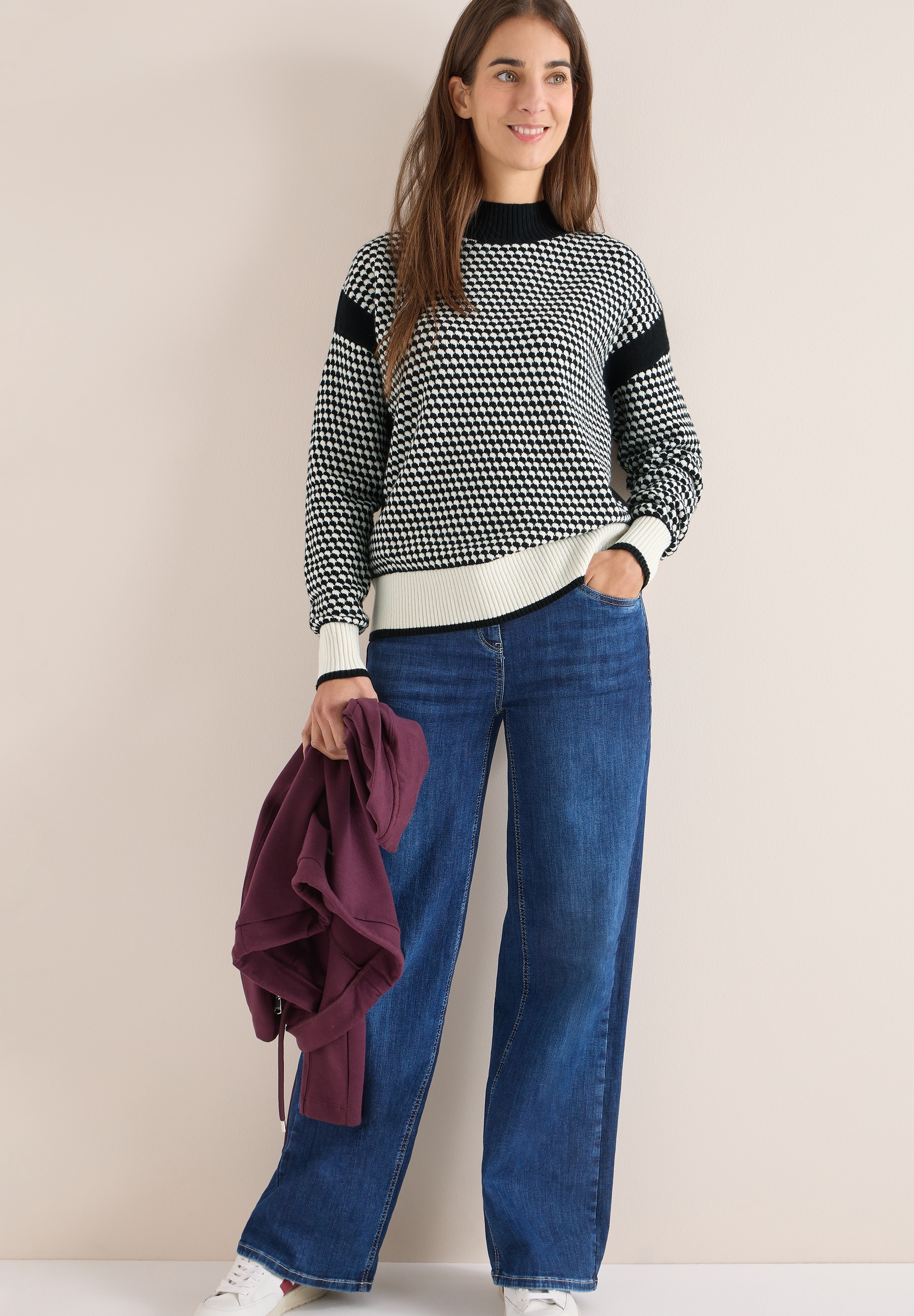 Cecil Strickpullover mit Struktur-Optik günstig online kaufen