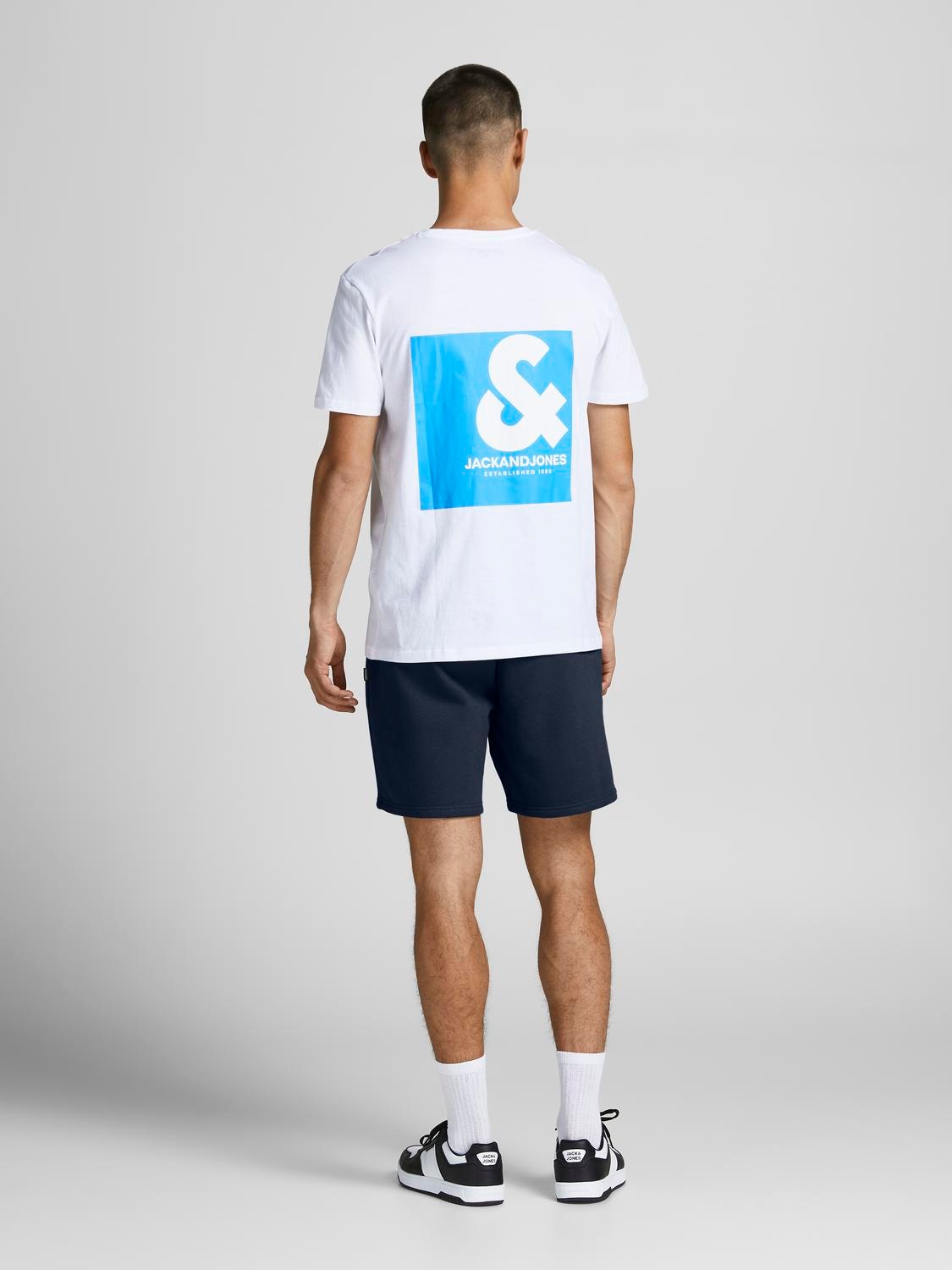 Jack & Jones Sweatshorts »JPSTGORDON BRADLEY SWEAT SHORTS MID«, mit elastischem Bund