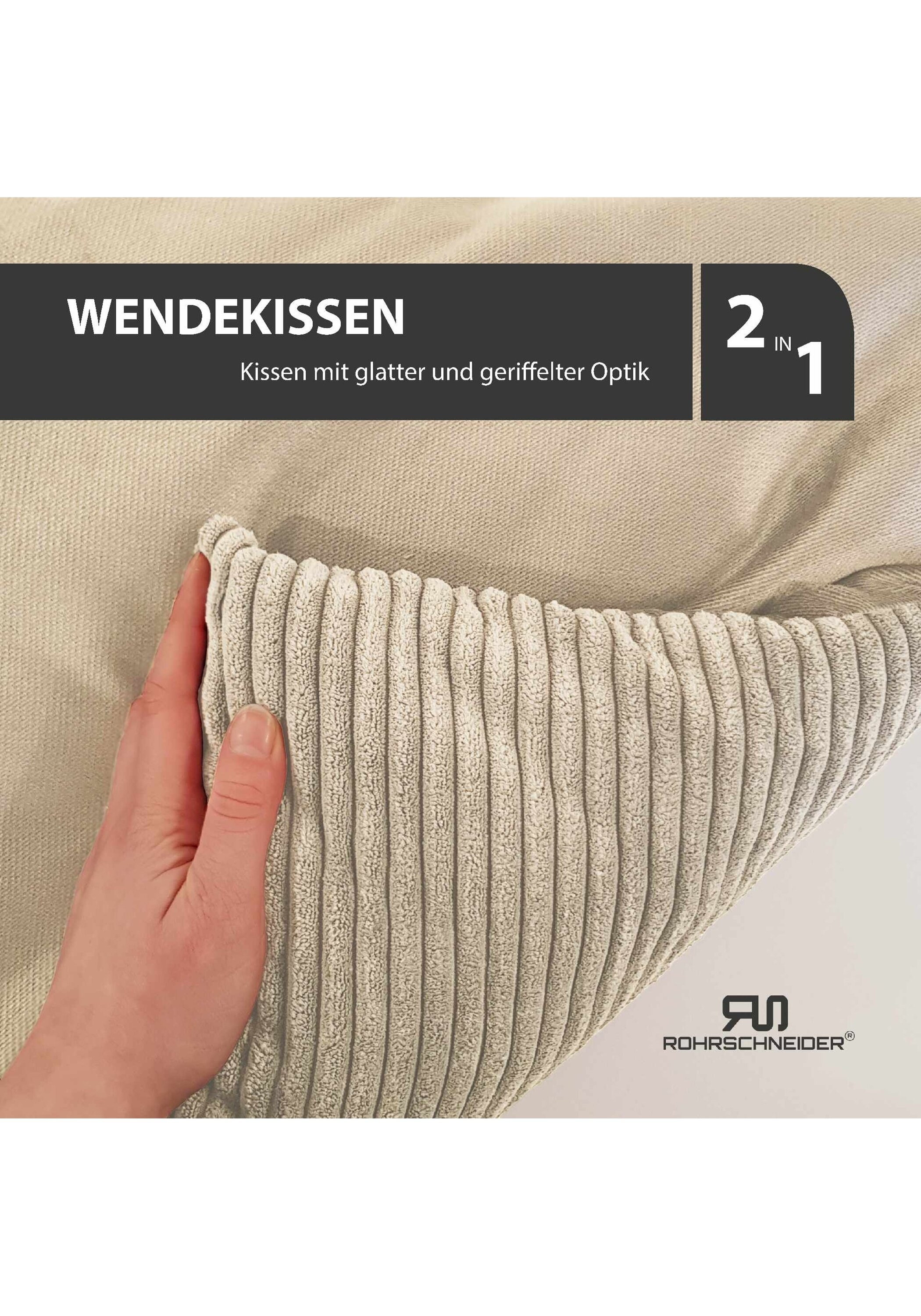 Rohrschneider Tierbett »Tierbetten Hundebett Cord 1er Pack«
