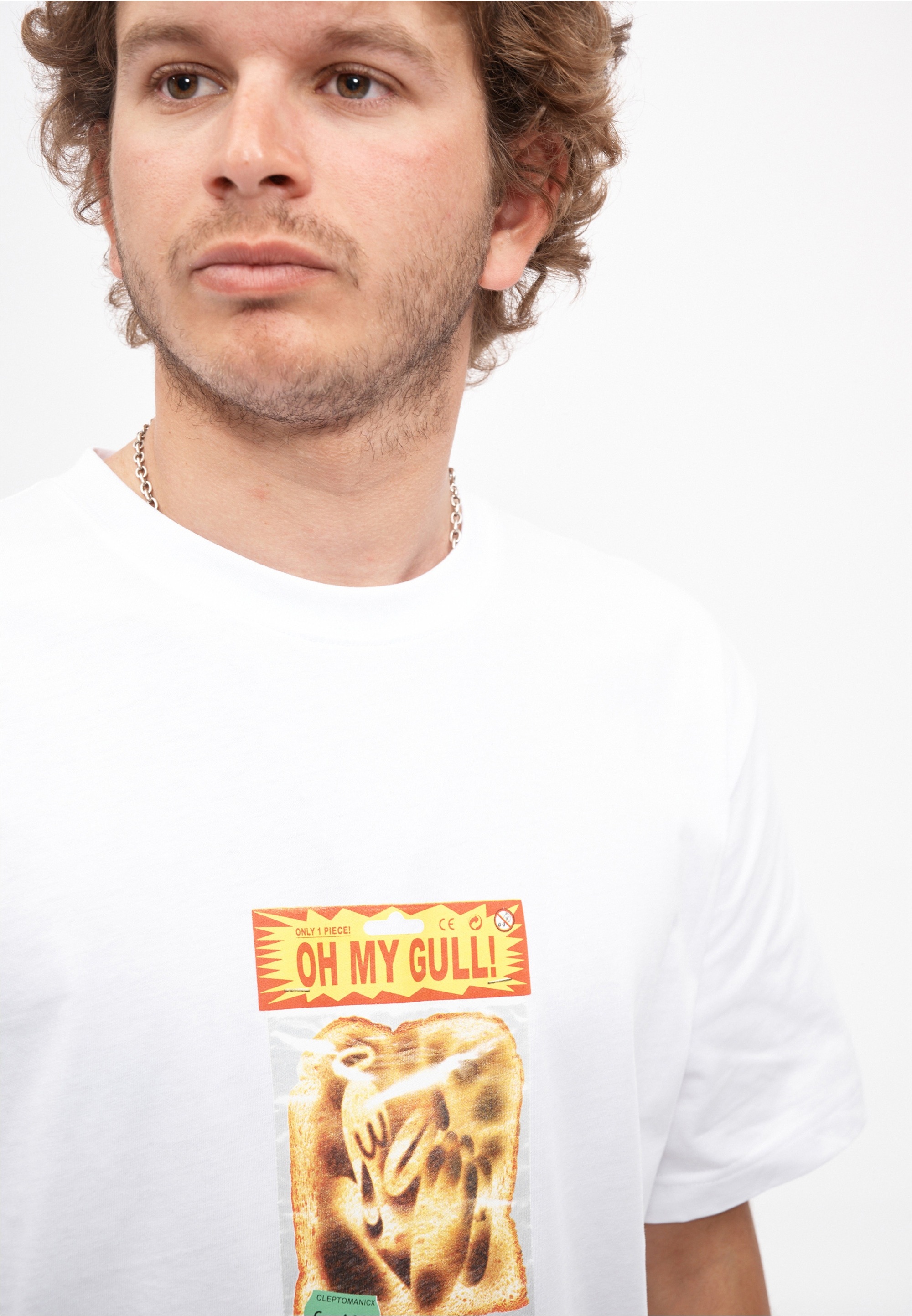 Cleptomanicx T-Shirt »Oh my Gull..« mit großflächigem Frontprint