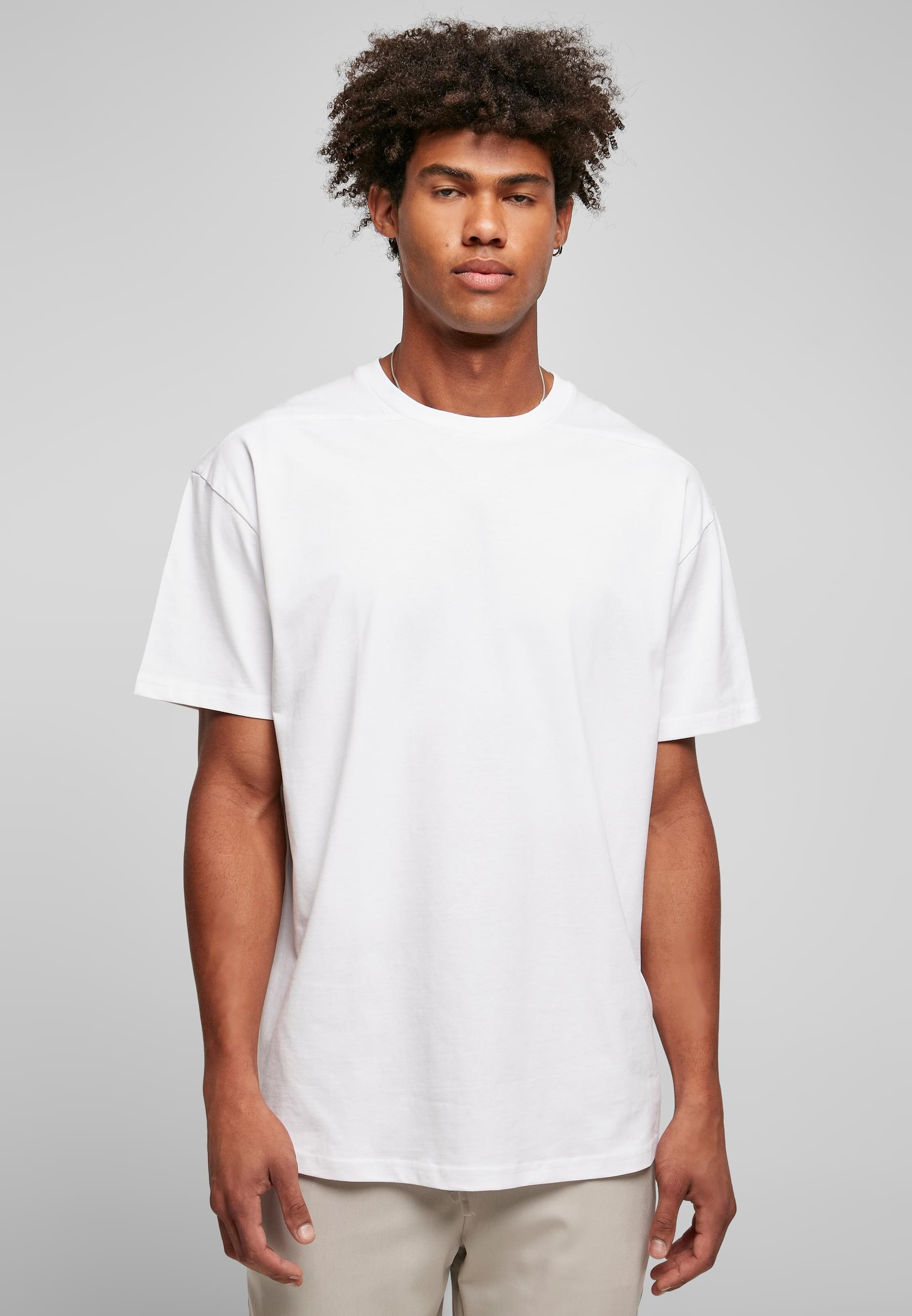 URBAN CLASSICS T-Shirt »Urban Classics Herren Recycled Curved Shoulder Tee« 1 Stk. tlg.