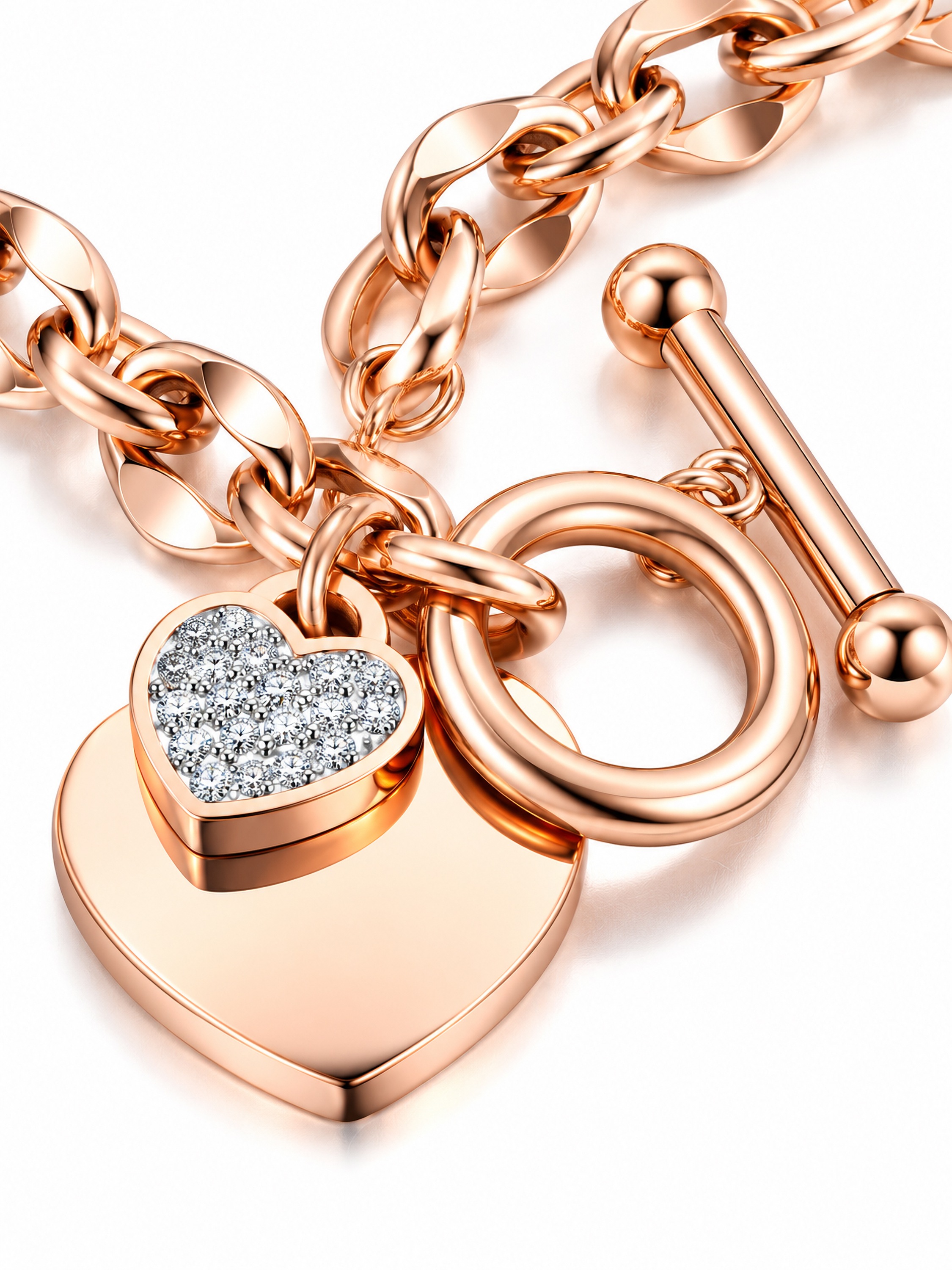 COLLEZIONE ALESSANDRO Armband »Strassherz«