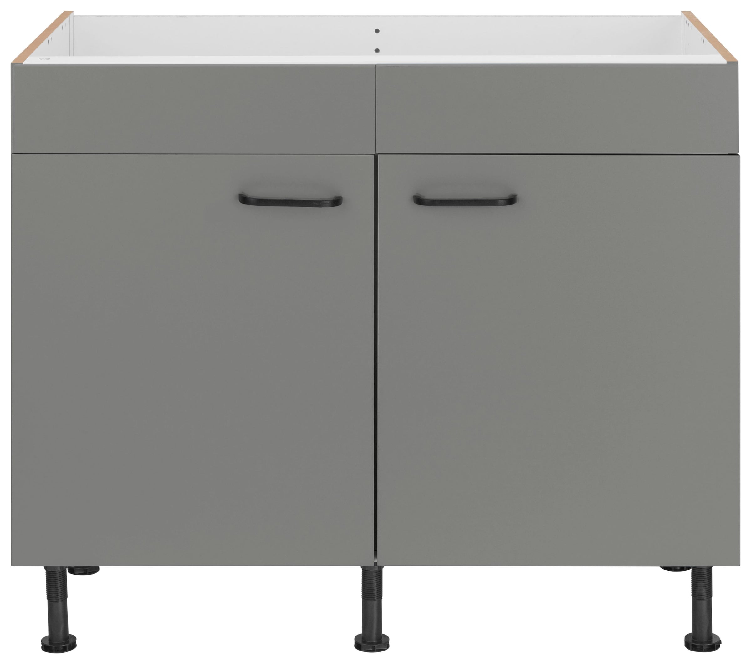 OPTIFIT Spülenschrank »Elga«, mit Soft-Close-Funktion, höhenverstellbaren Füßen, Breite 100 cm