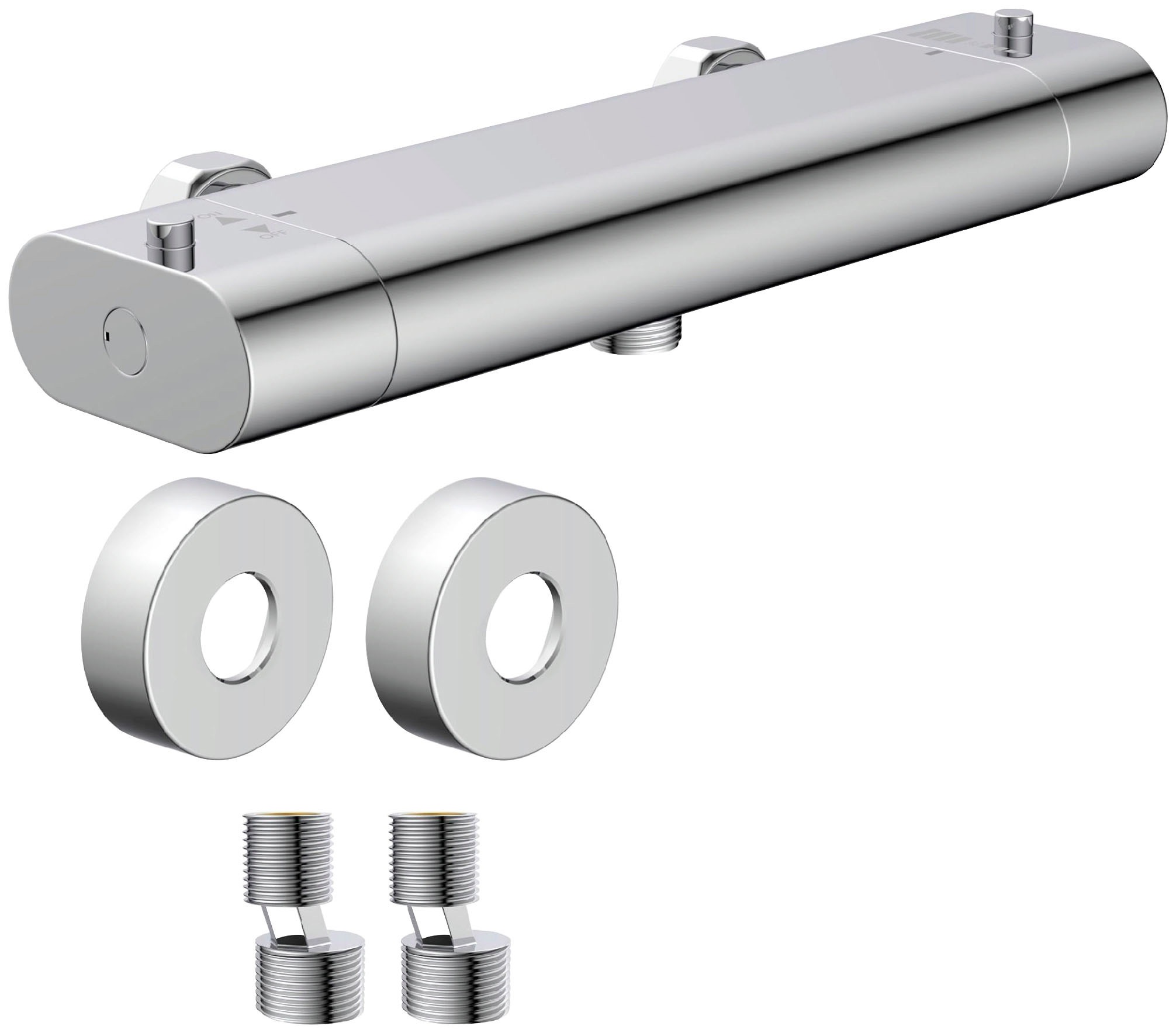 EISL Duscharmatur CARNEO mit Thermostat, Chrom