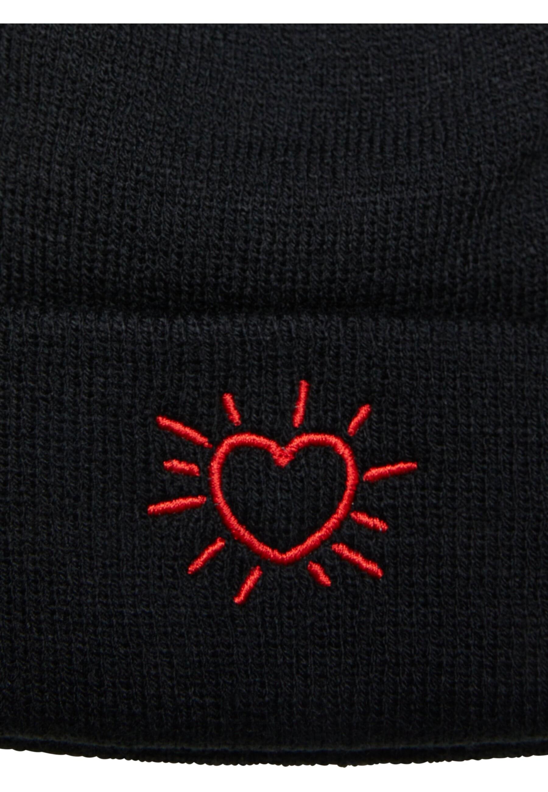 MisterTee Beanie »MisterTee Glowing Heart Beanie«, (1 St.)