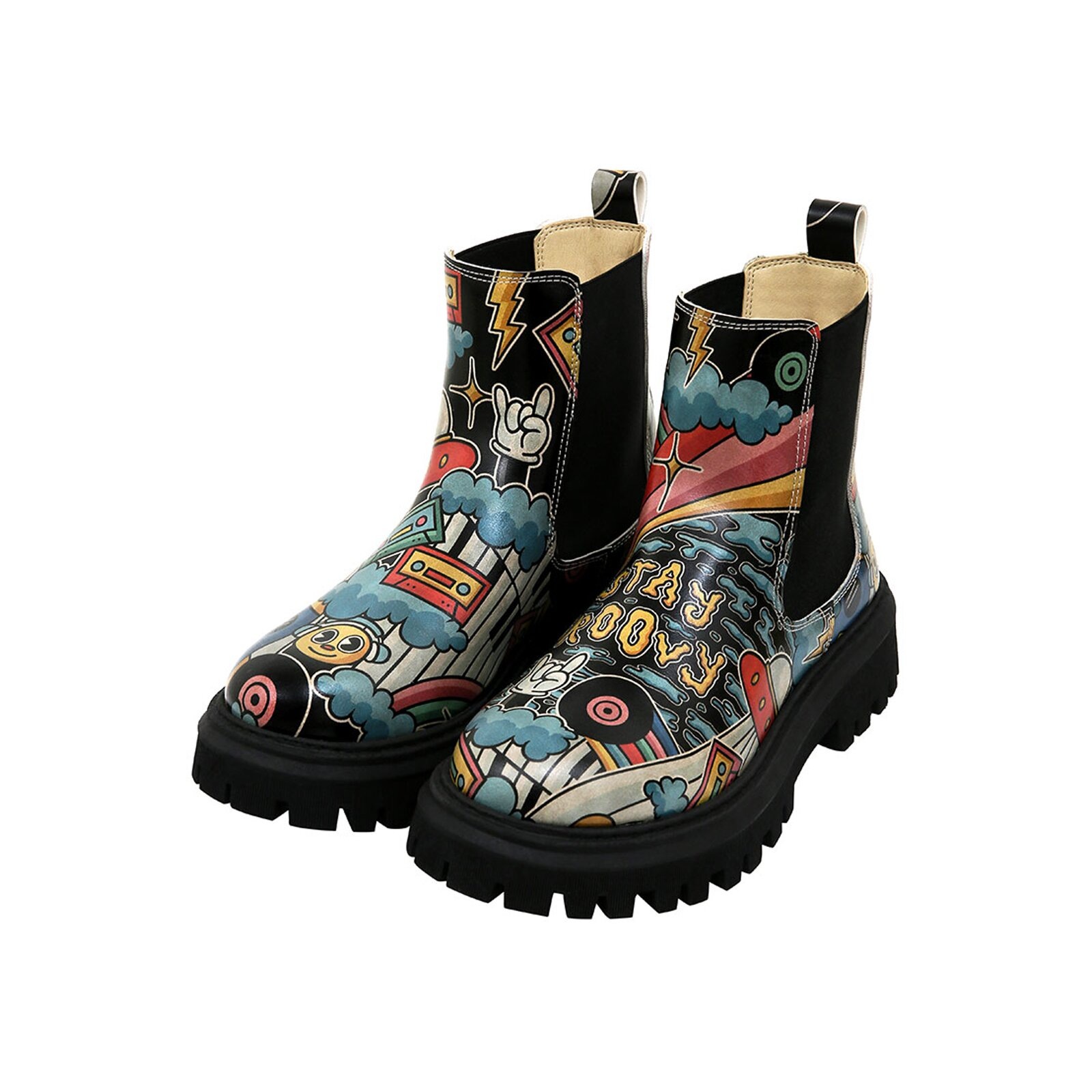 DOGO Chelseaboots "Aura Boots Stay Groovy Damen Stiefeletten" Handgefertigt günstig online kaufen