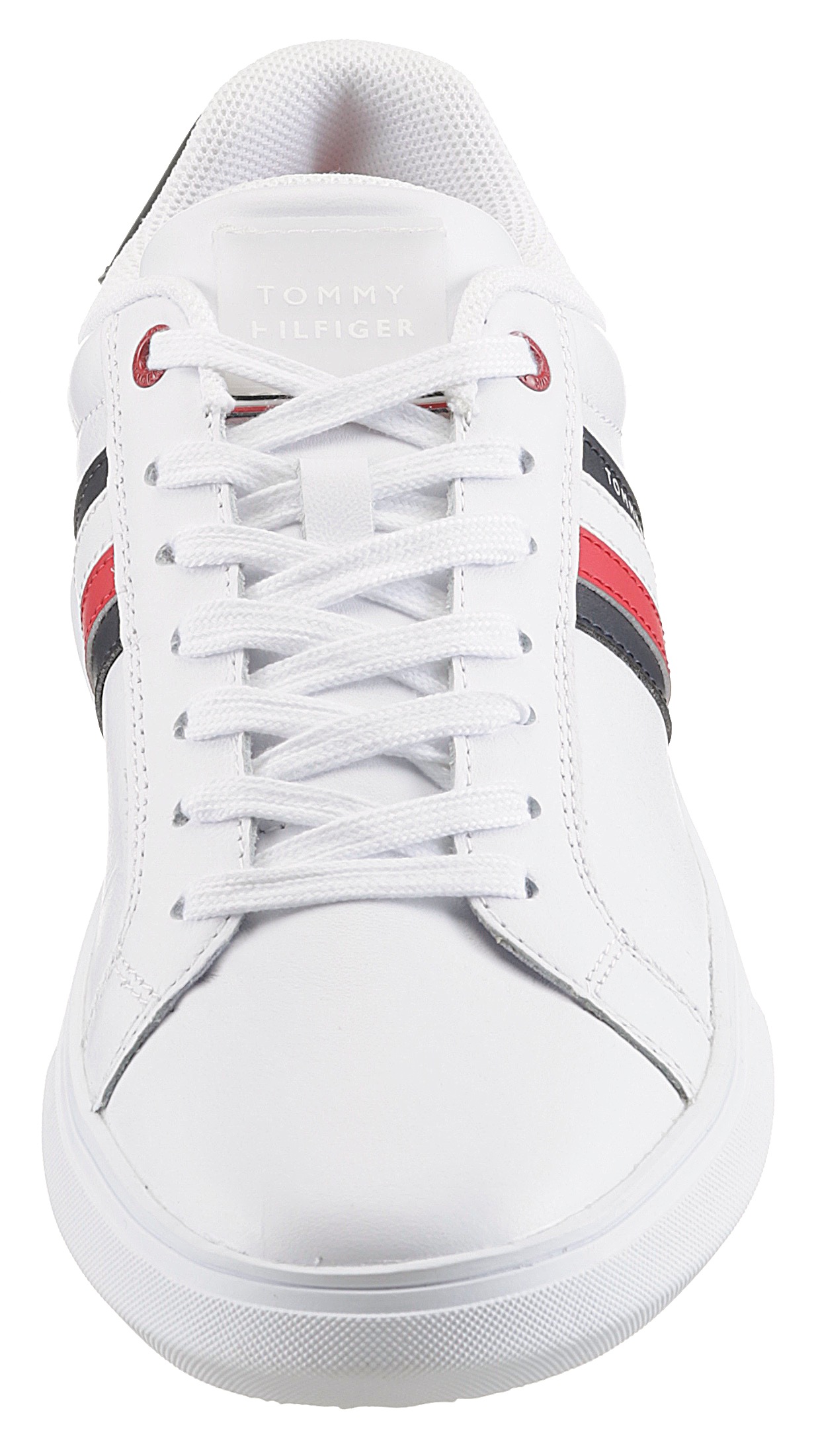 Thumbnail - Tommy Hilfiger Sneaker "ESSENTIAL LEATHER CUPSOLE", Freizeitschuh, Halbschuh, Schnürschuh mit typischen Streifen