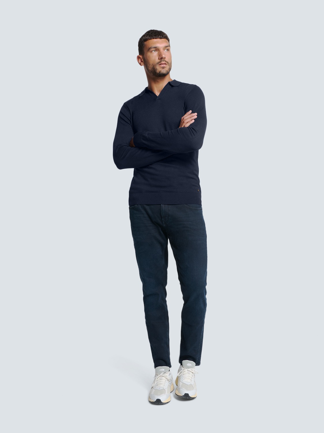 NO EXCESS Rundhalspullover »No Excess Polokragen-Pullover«