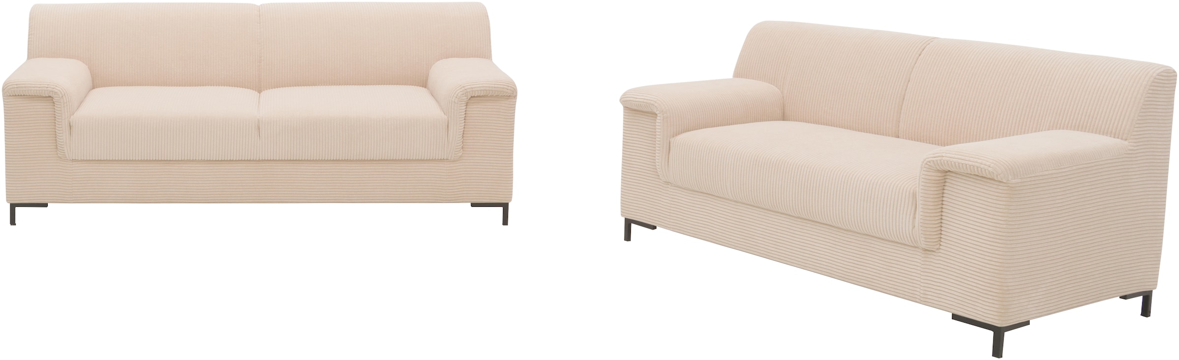 Home affaire Polstergarnitur "Jamie 2, auch in Cord, Set: bestehend aus 1,5 günstig online kaufen