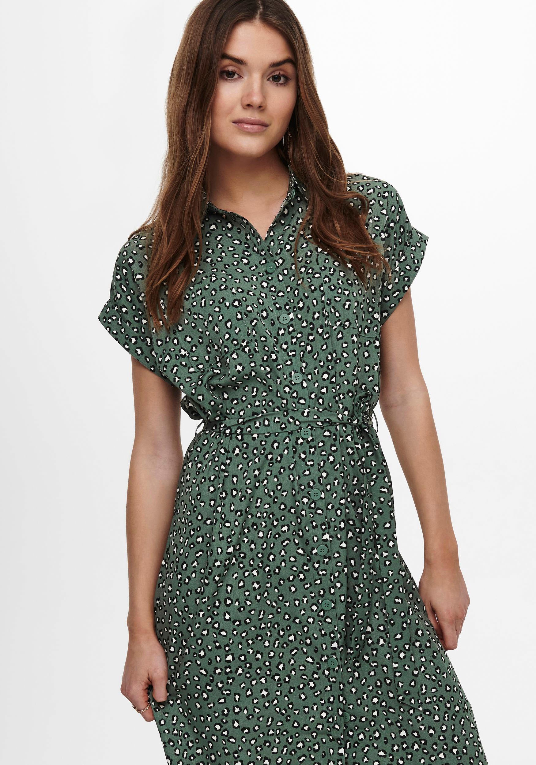 ONLY Hemdblusenkleid "ONLHANNOVER S/S SHIRT DRESS NOOS WVN" günstig online kaufen