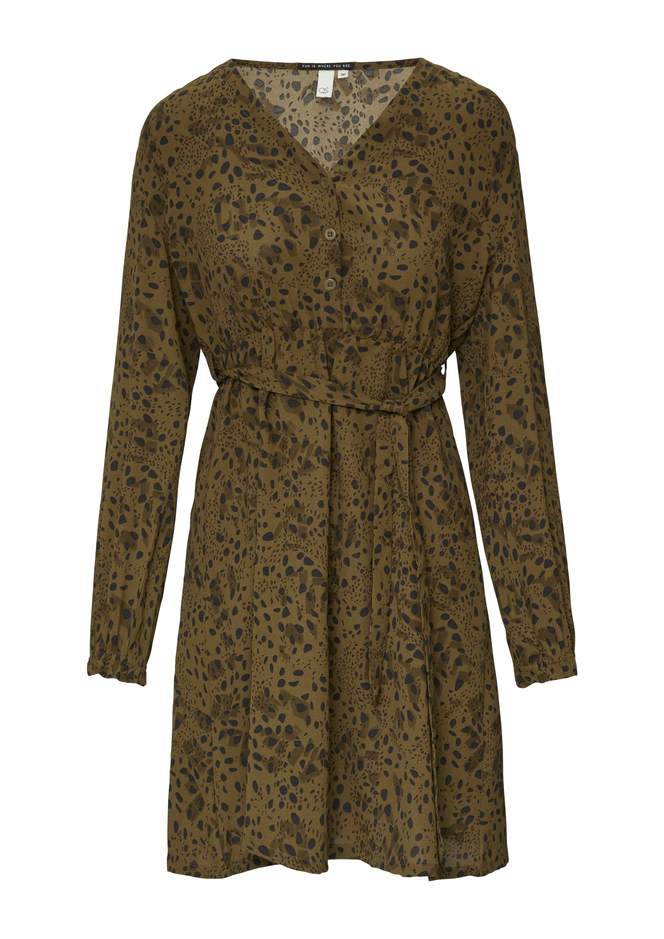 QS Sommerkleid, mit All-Over Print