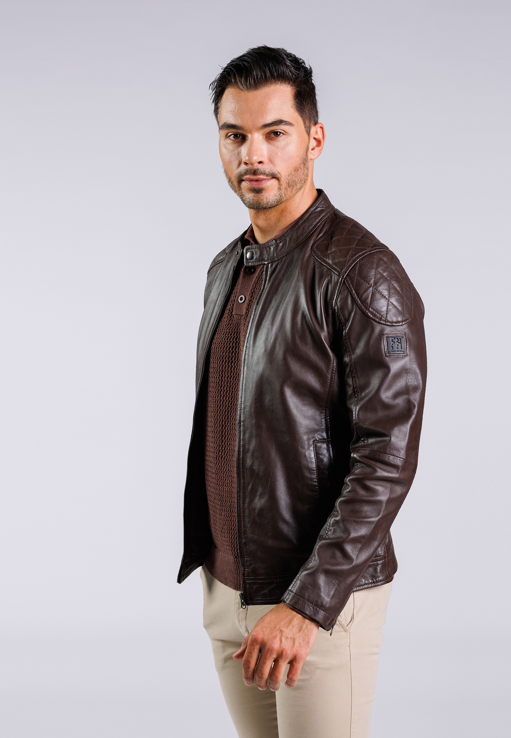 Freaky Nation Lederjacke »Tyler-FN«
