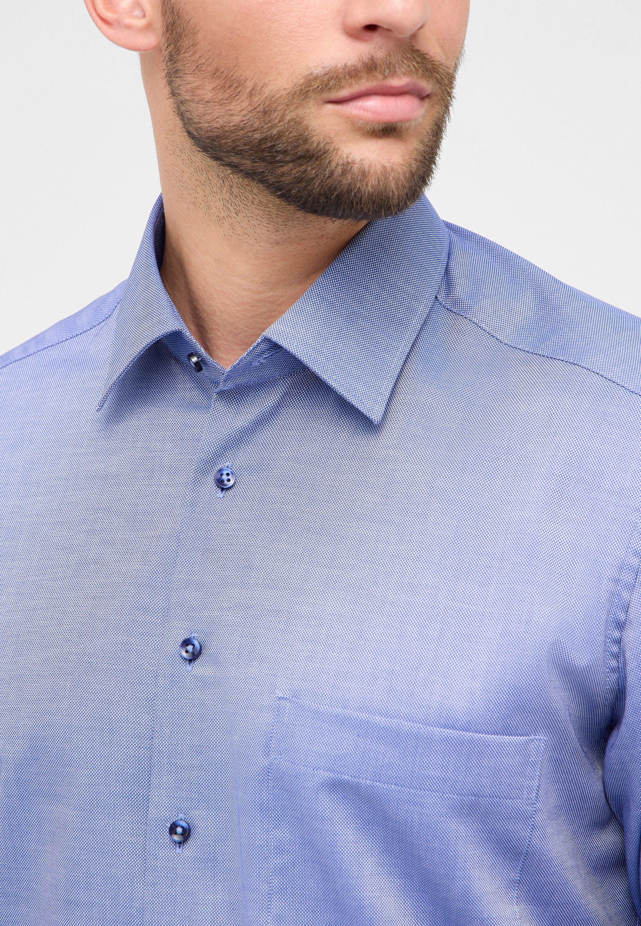 Thumbnail - Eterna Langarmhemd "COMFORT FIT" NON IRON (bügelfrei)