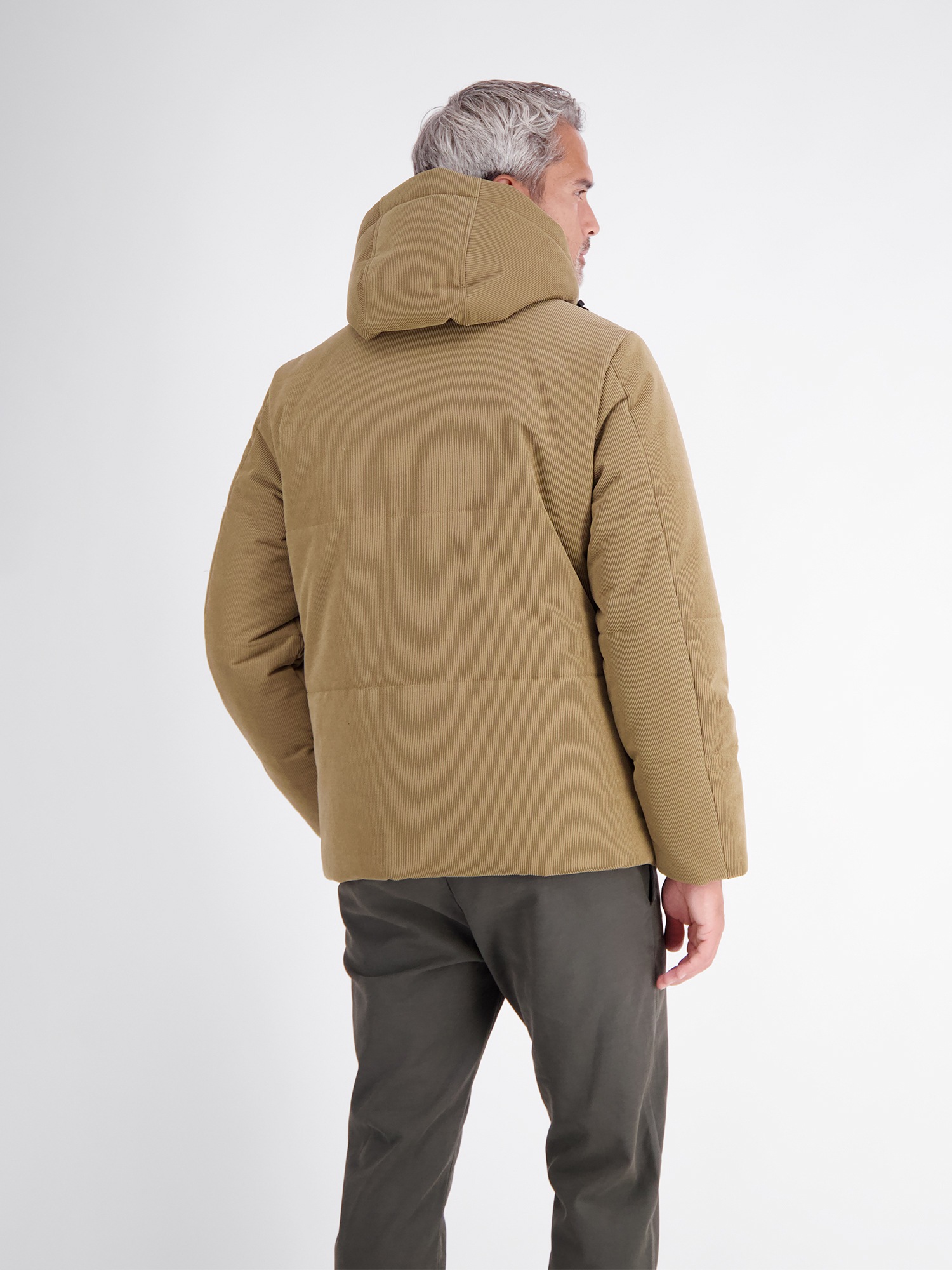 LERROS Outdoorjacke »Funktionsjacke aus wind und wasserabweisendem Kordgewebe« mit Kapuze