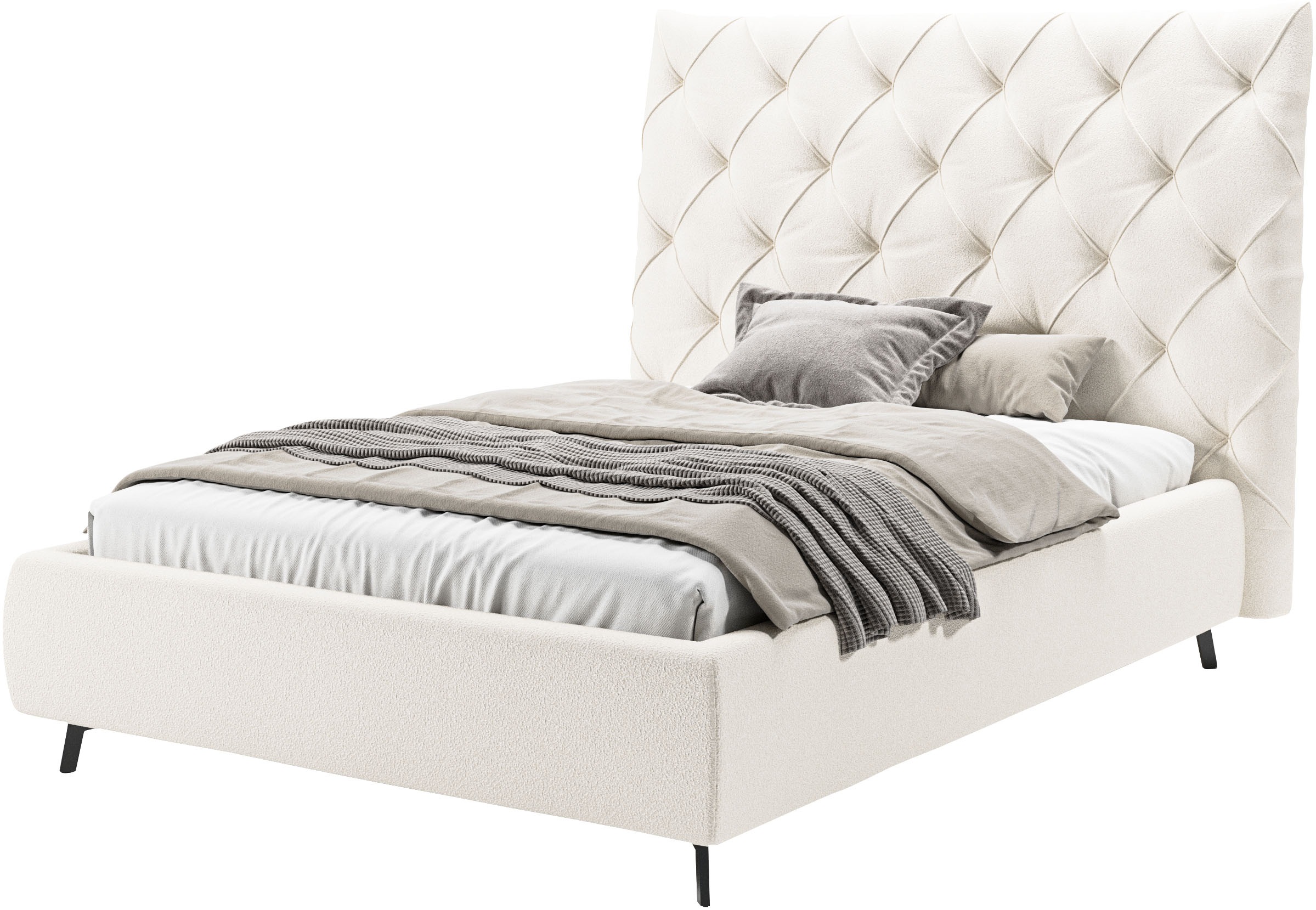 Home affaire Polsterbett "Maxime, in 4 Breiten bis 200cm, auch in Leder" Ko günstig online kaufen