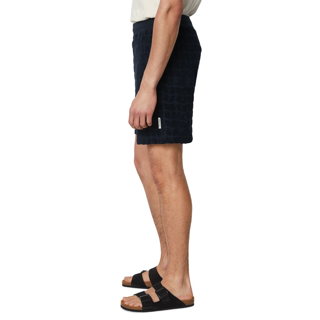 Marc O'Polo Shorts »mit eingewebtem Jacquard-Muster«