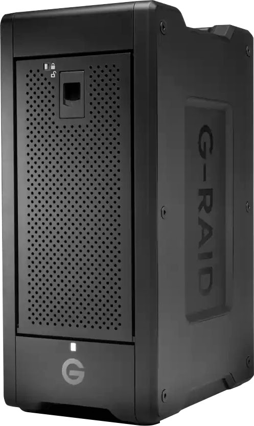 SanDisk Professional externe HDD-Festplatte »G-RAID Shuttle 8«, 3,5 Zoll, Anschluss Thunderbolt 3-USB 3.2 Gen-2