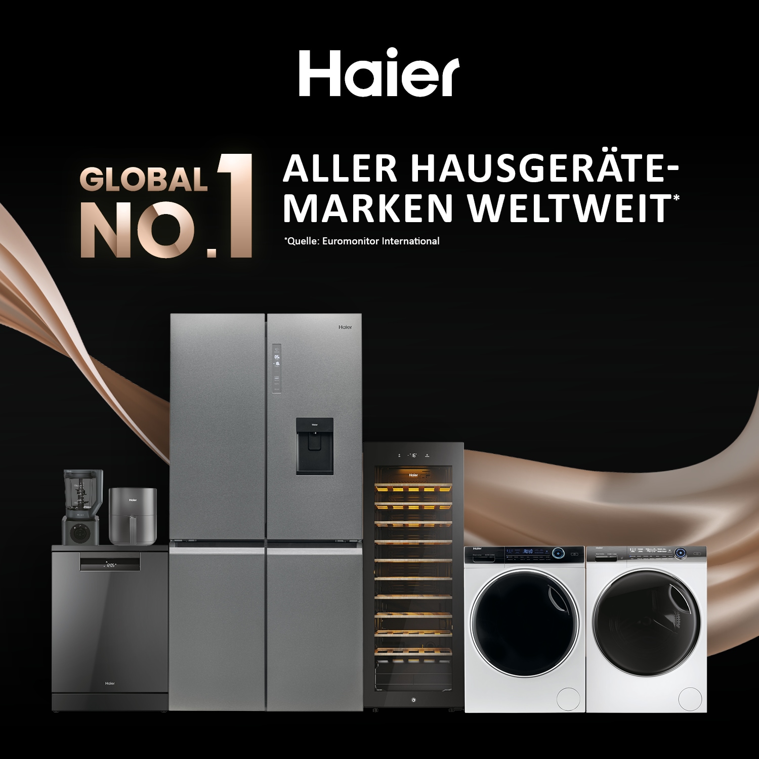 Haier Waschmaschine I-PRO SERIE 7 PLUS »HW90-BD14979EU1«, 9 kg, 1400 U/min, Refresh: Für ressourcenschonende Wäschepflege