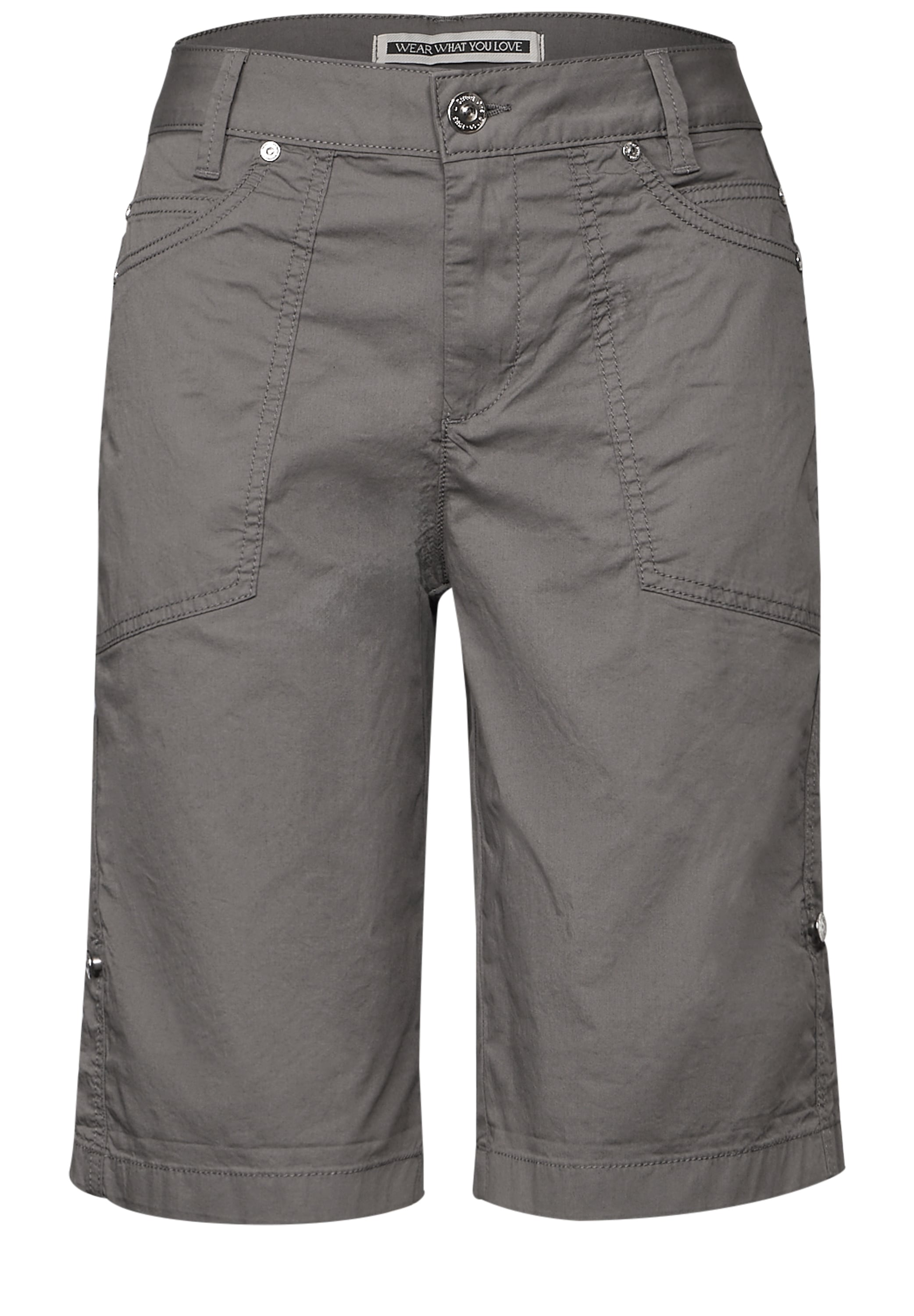 STREET ONE Bermudas, mit Turn-Up Funktion
