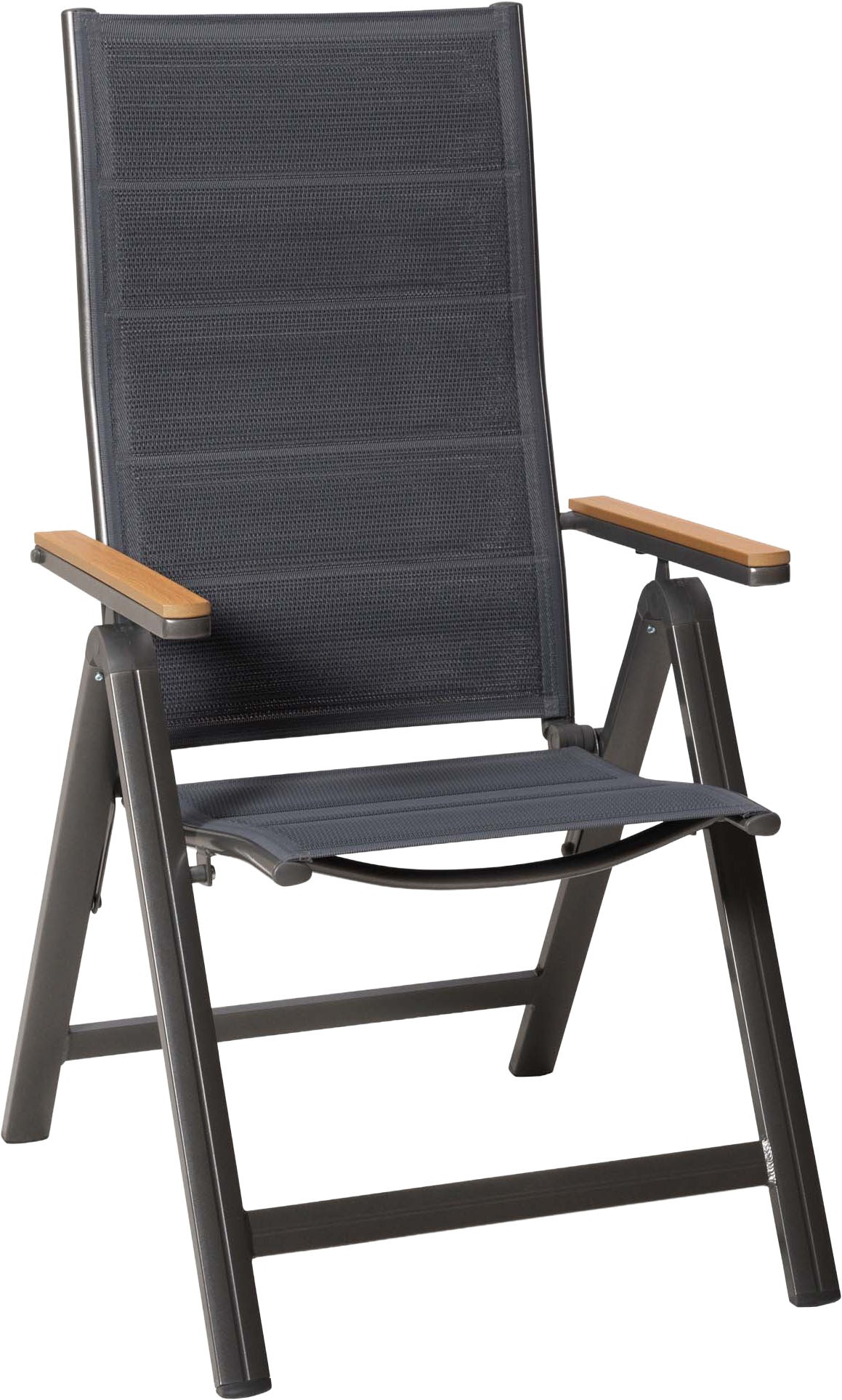 MERXX Garten-Essgruppe »Toledo« Set, 7 tlg. inkl. 6 Klappsessel, 1 Ausziehtisch