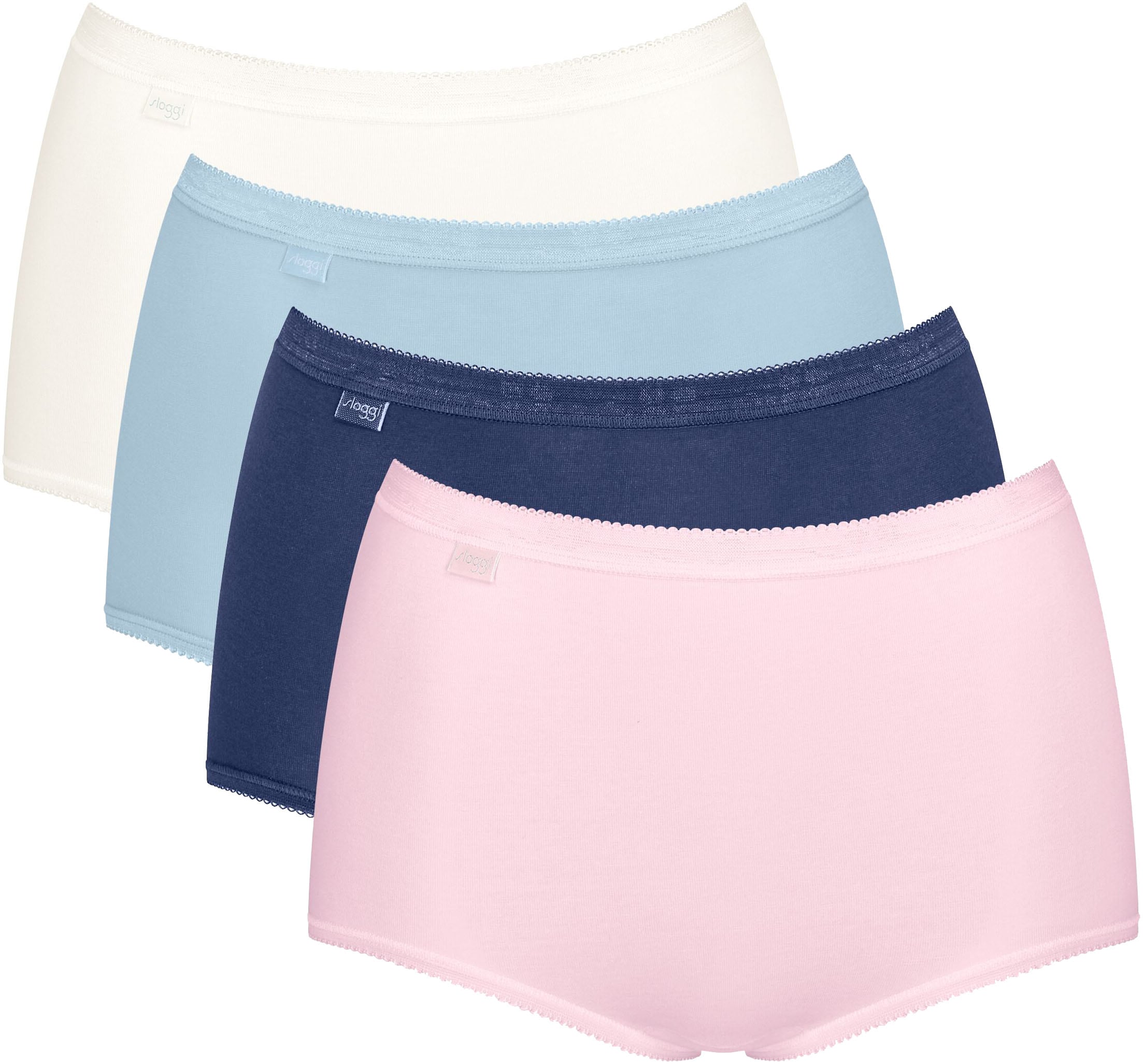 sloggi Maxislip "Basic+", (4er Pack), Baumwollmischung, weiche Nähte, hohe günstig online kaufen